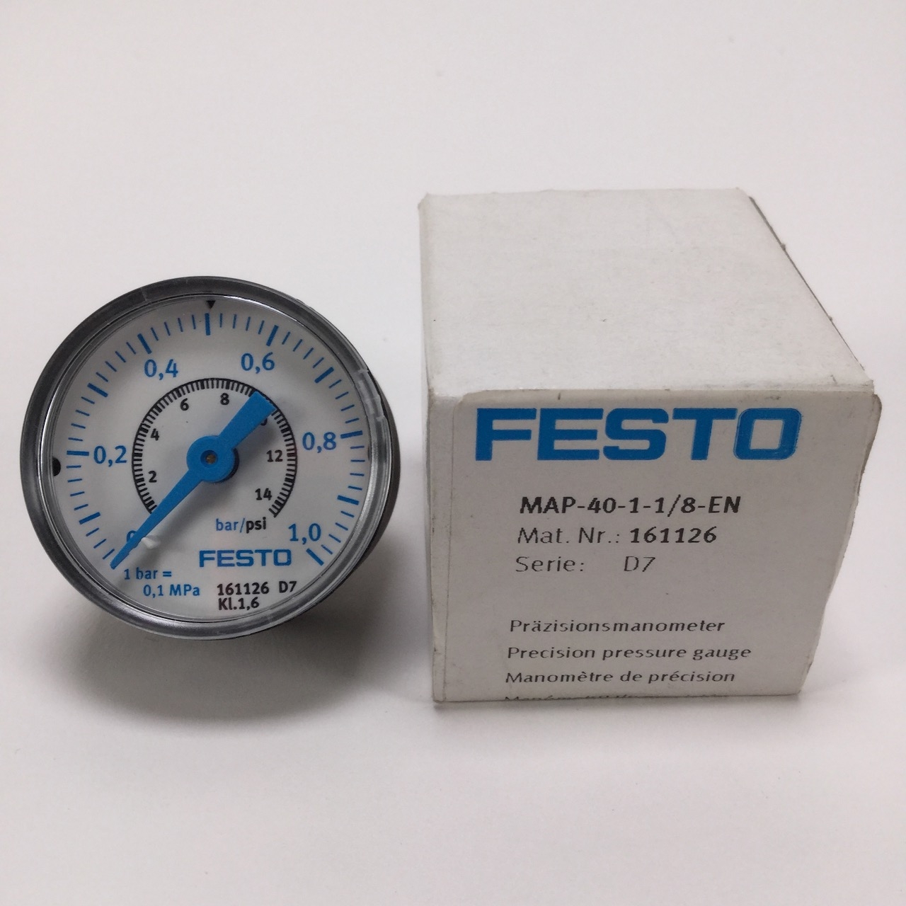 Festo Map En Ser D Precision Manometer Pressure Gauge