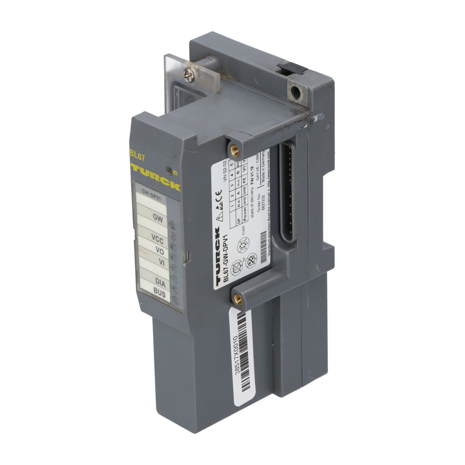 Turck BL67-GW-DPV1 Gateway For BL67 I/O System Used UMP