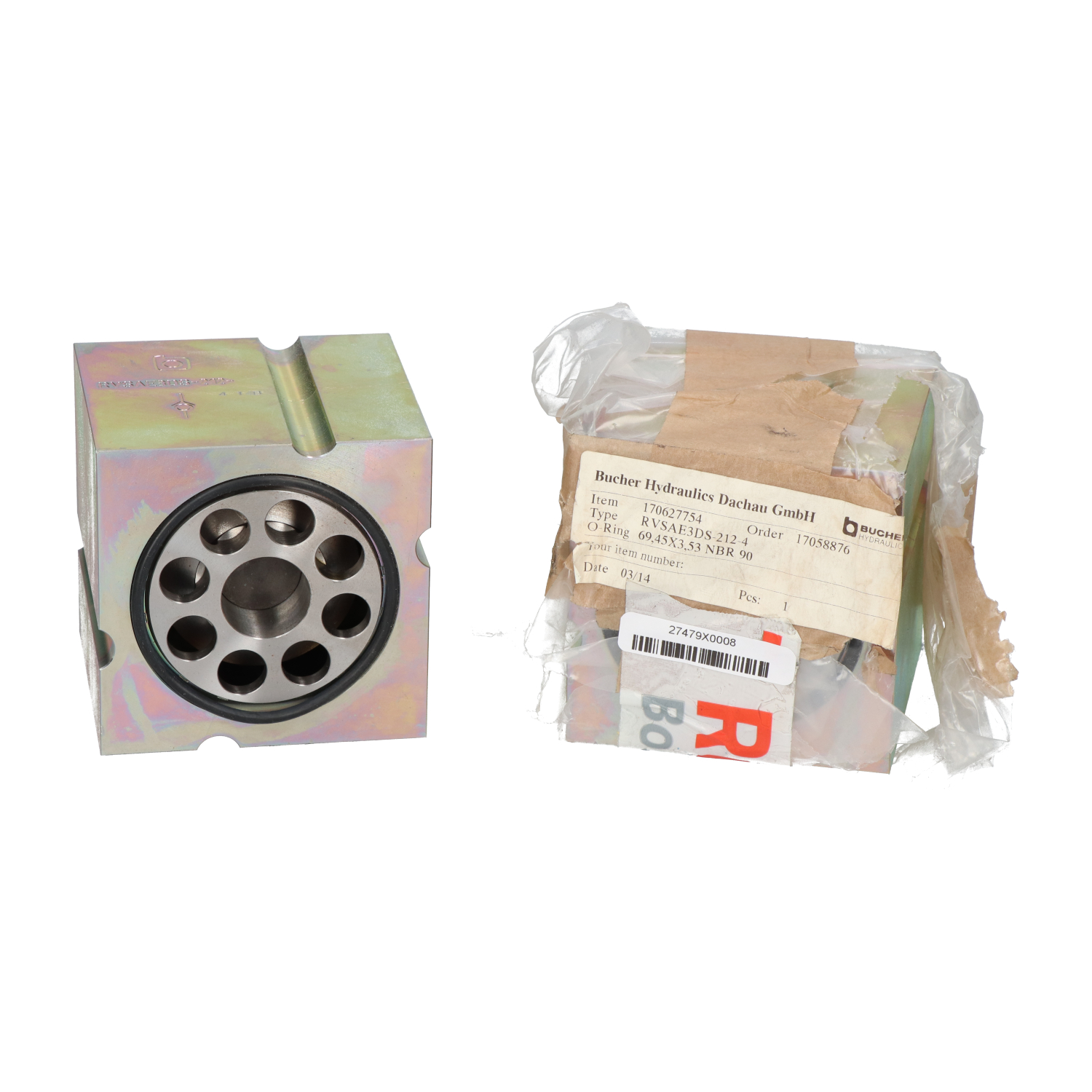 Bucher RVSAE3DS-212-4 Check valve ventil New NMP