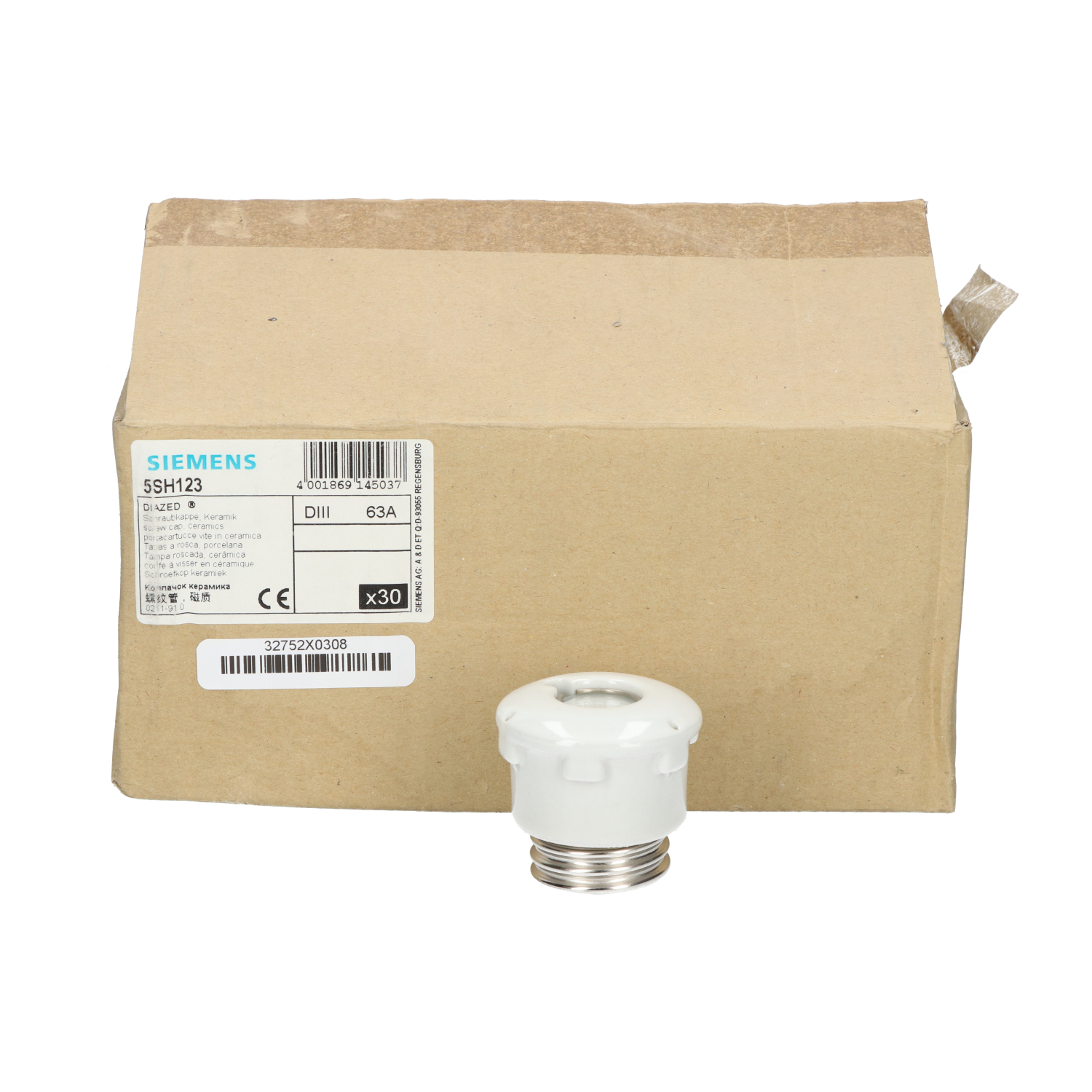 Siemens 5SH123 Screw Cap New NFP (30pcs)