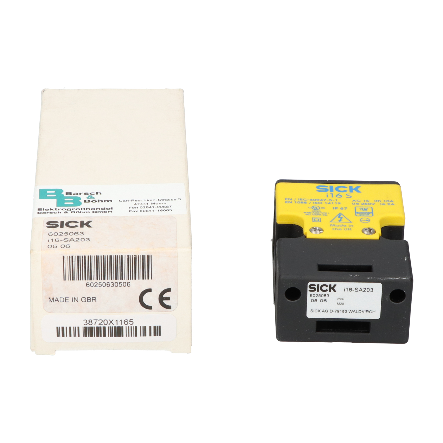 Sick I16-SA203 Used UFP