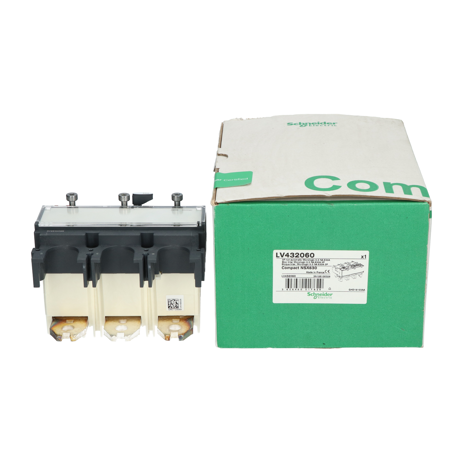 Schneider Electric LV432060 Micrologic 0.3 Trip Unit NSX630 New NFP Sealed