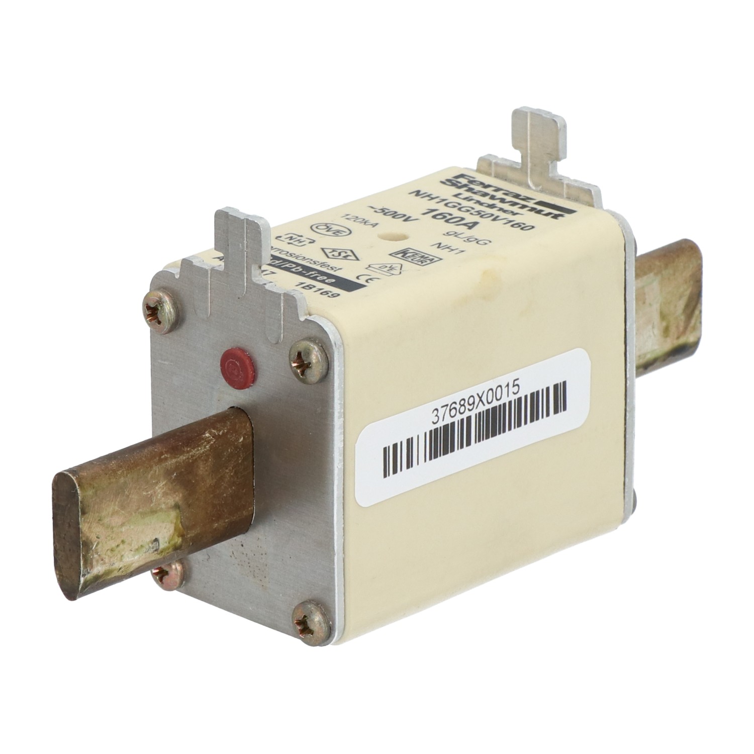 Ferraz Shawmut NH1GG50V160 Fuse Link Used UMP