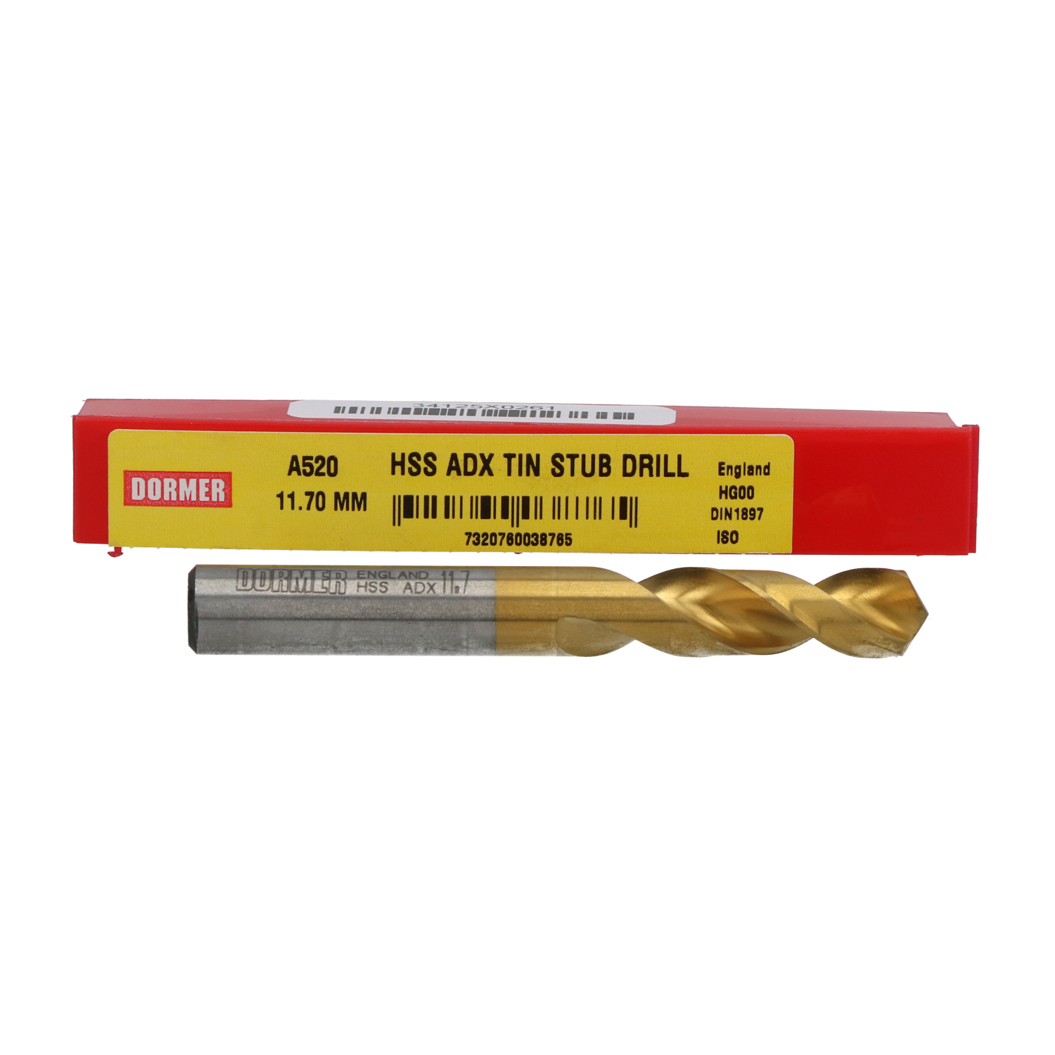 Dormer A52011.70 ADX Stub Drill 11.70 mm New NFP