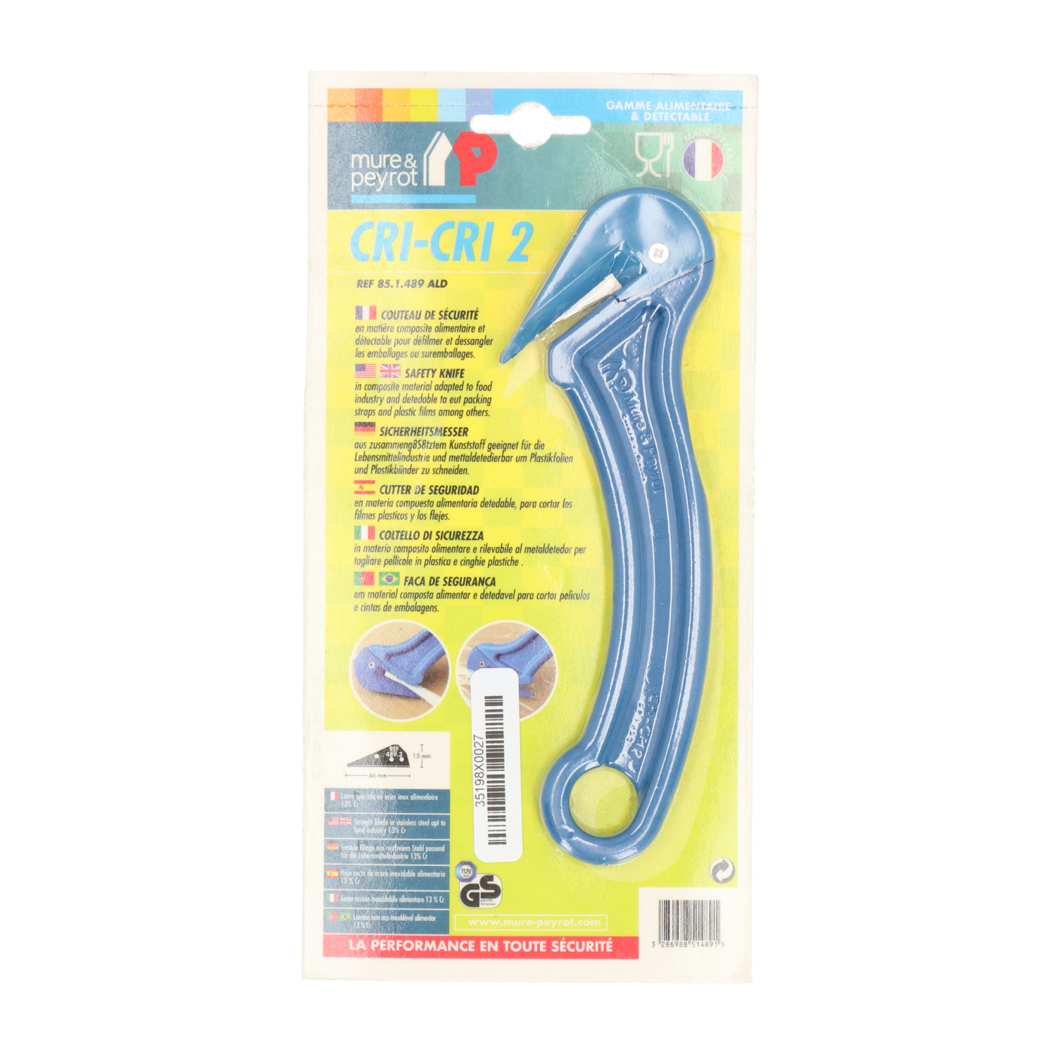 Mure&Peyrot CRI-CRI2 Safety Cutter New NFP Sealed
