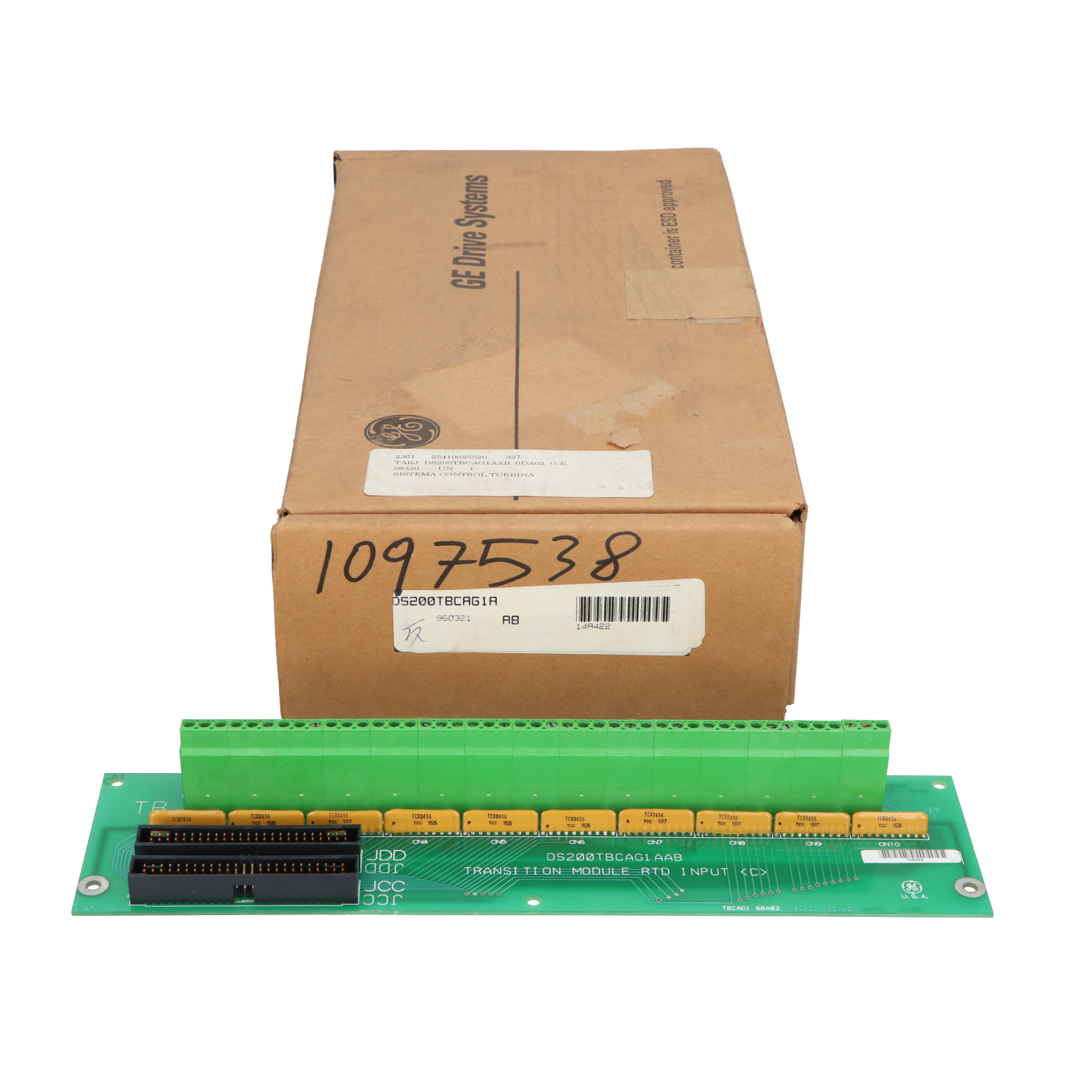 GE Fanuc DS200TBCAG1AAB Terminal Board Transition Module New NFP