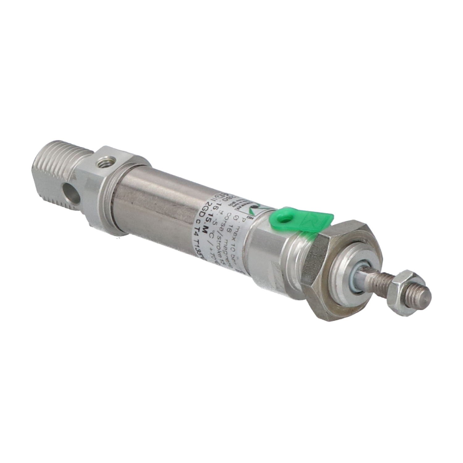 Pneumax 1280.16.15.M Stainless Steel Cylinder to ISO 6432 Ø16 stroke 15 NEW NMP