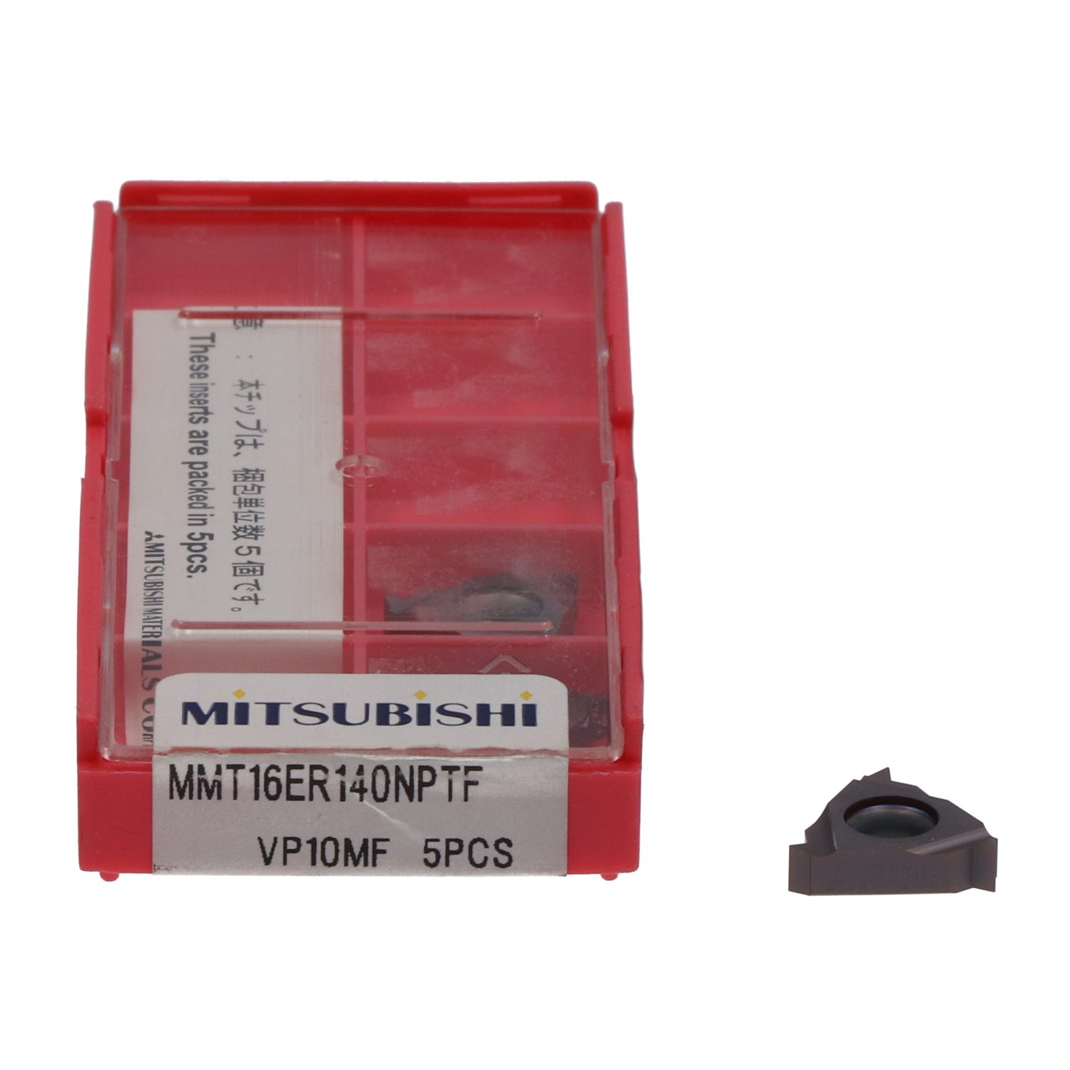 Mitsubishi MMT16ER140NPTFVP10MF Insert MMT16ER140NPTF VP10MF New NFP (3pcs)