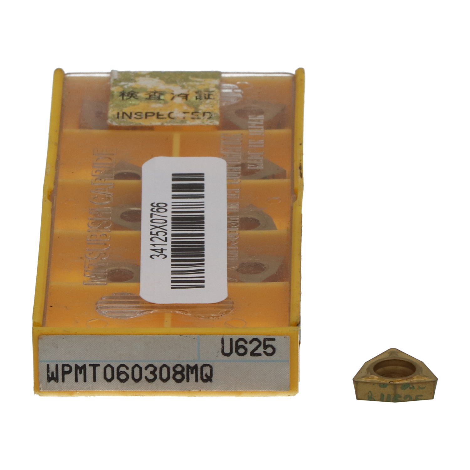 Mitsubishi WPMT060308-MQU625 Insert WPMT060308-MQ U625 New NFP (9pcs)