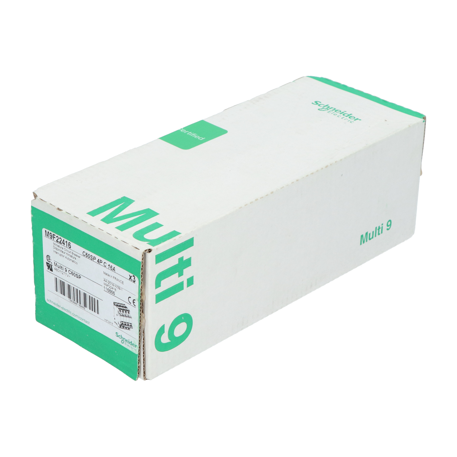 Schneider Electric M9F22416 Circuit Breaker 4P New NFP Sealed (3pcs)