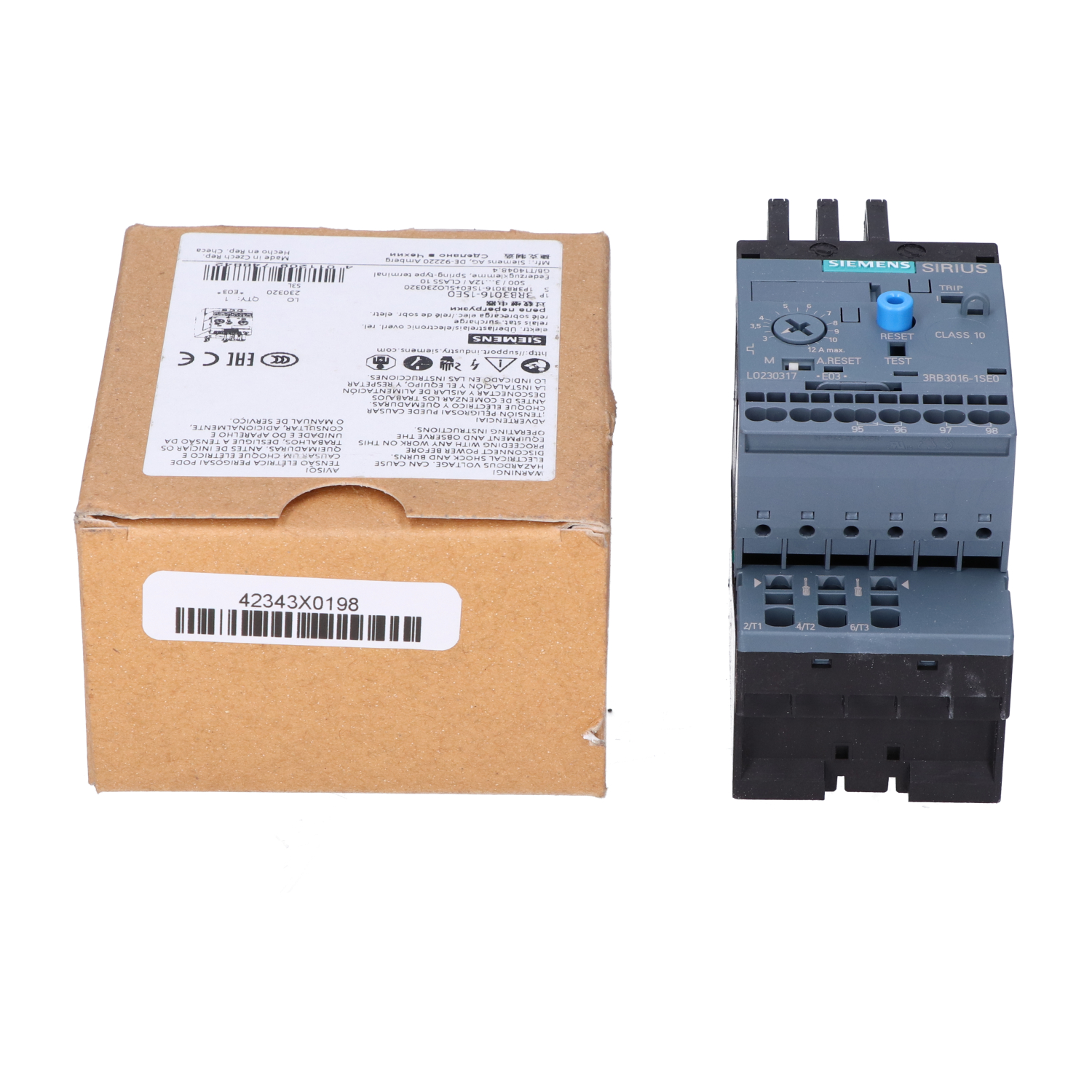 Siemens 3RB3016-1SE0 New NFP