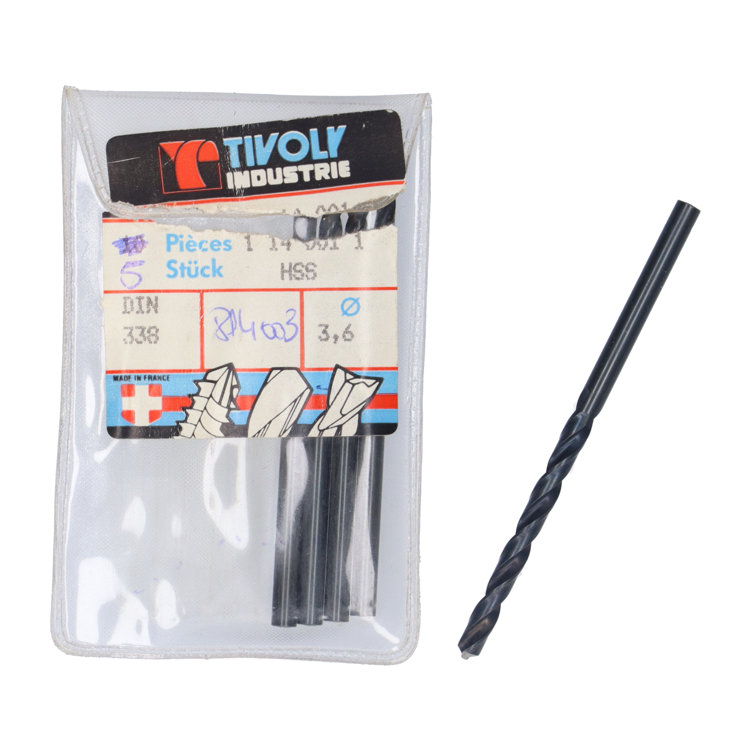 Tivoly 11400110360 Drill 3,6mm New NFP (5pcs)