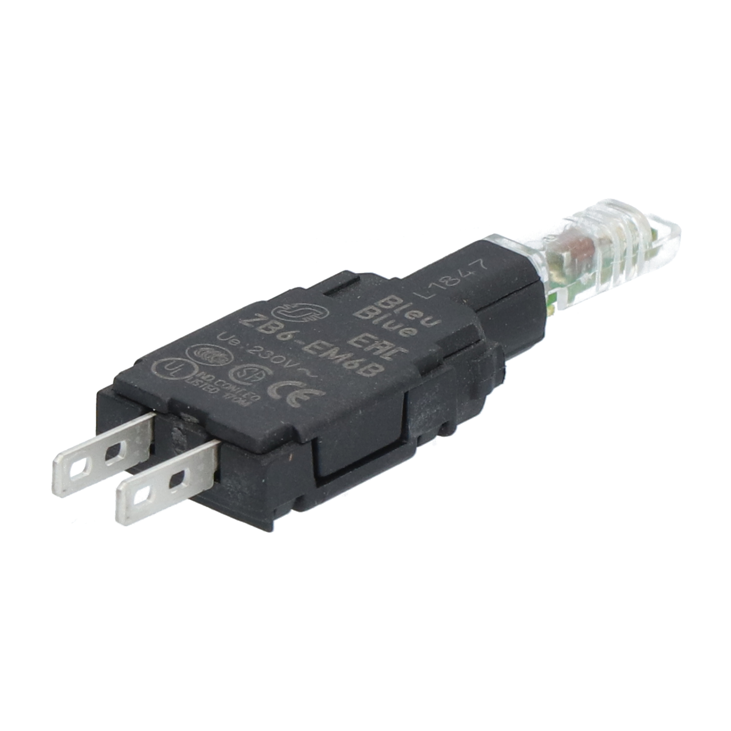 Schneider Electric ZB6EM6B Harmony XB6 Body for Pilot Lights, Blue New NMP