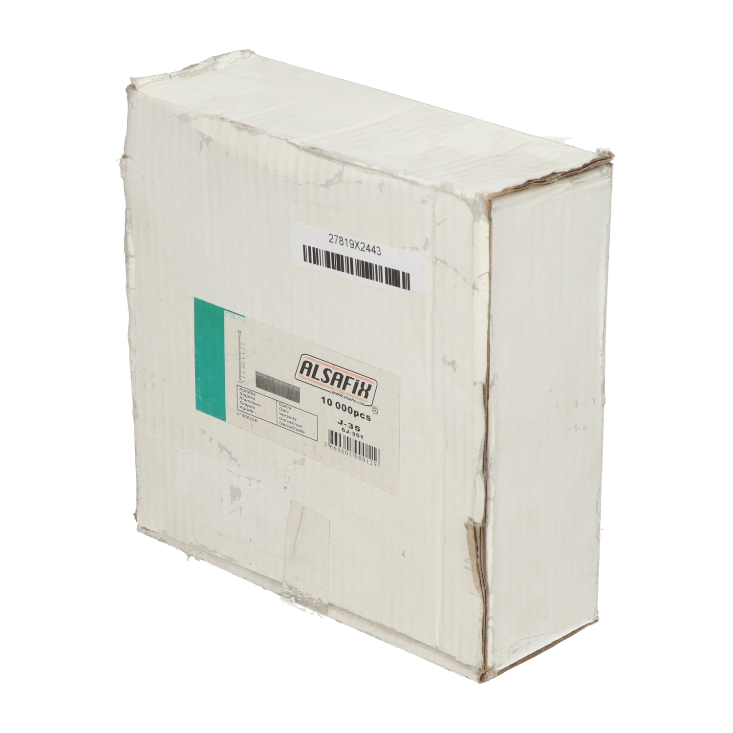 Alsafix J-35 Minibrads verzinkt nagel New NFP Sealed
