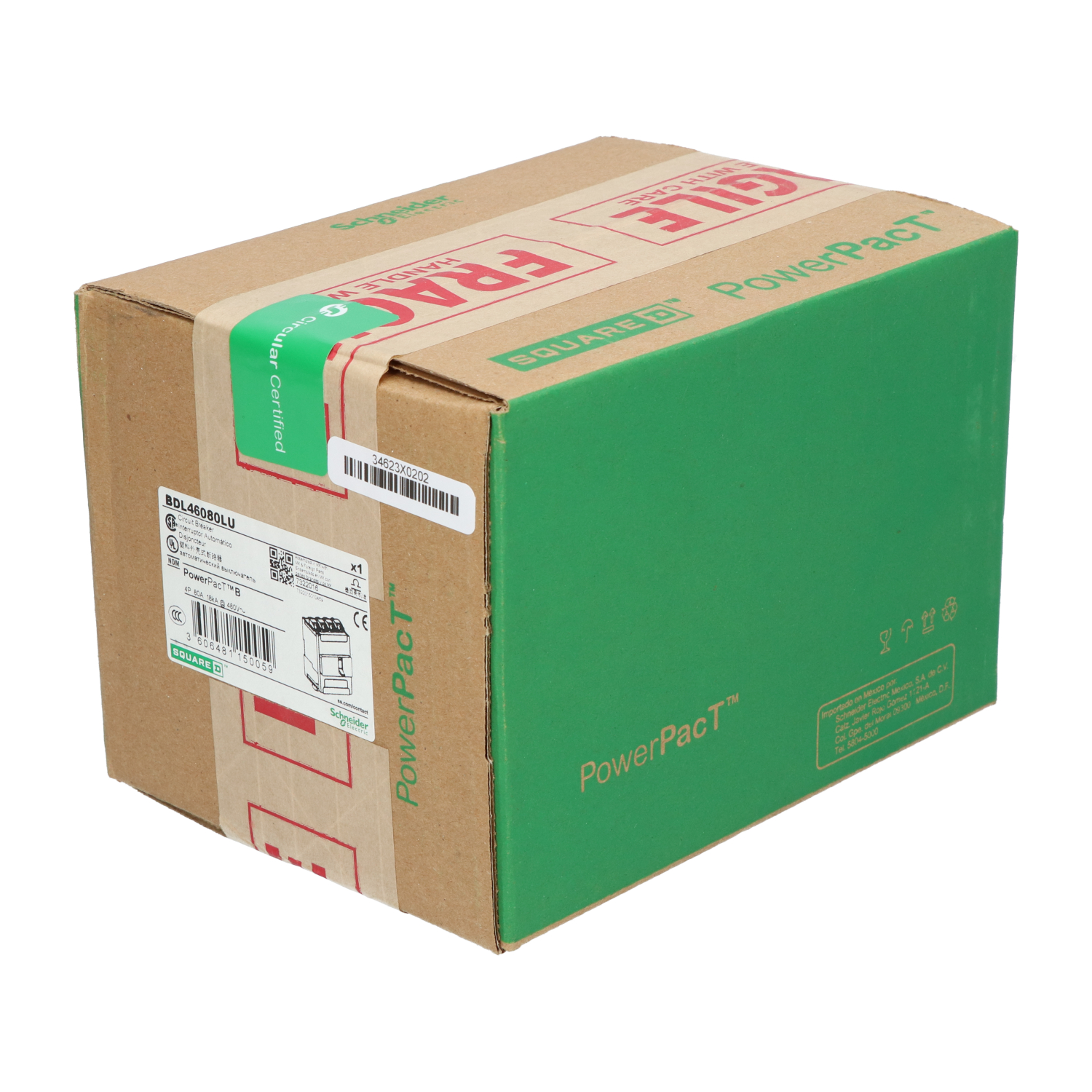 Schneider Electric BDL46080LU PowerPact Circuit Breaker New NFP Sealed