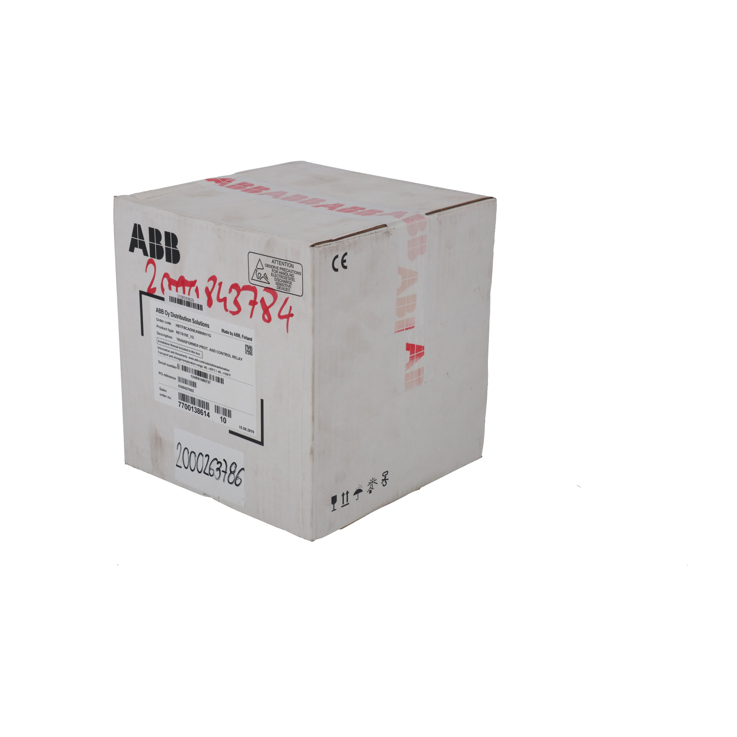 ABB RET615E_1G Transformer Protection And Control Relay New NFP Sealed