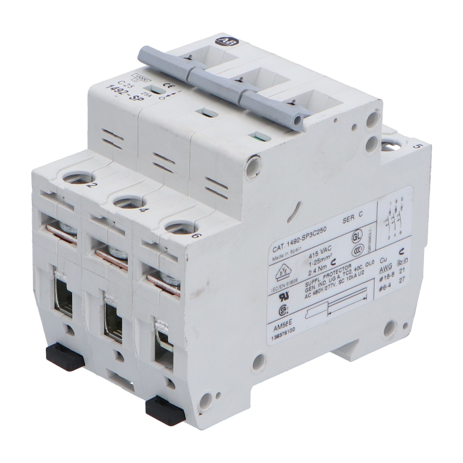 Allen-Bradley 1492-SP3C250-C Used UMP