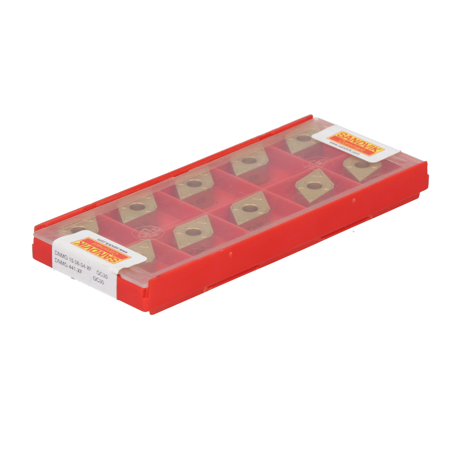 Sandvik DNMG150604-XF T-Max P insert for turning New NFP Sealed (10 pcs)