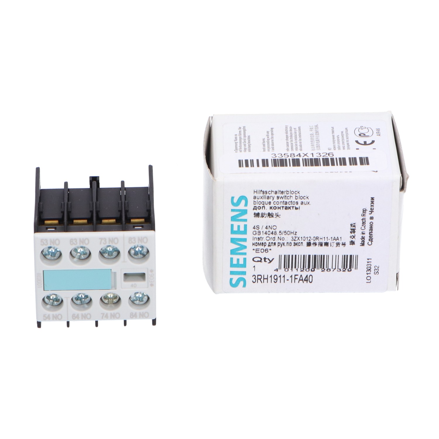 Siemens 3RH1911-1FA40 New NFP