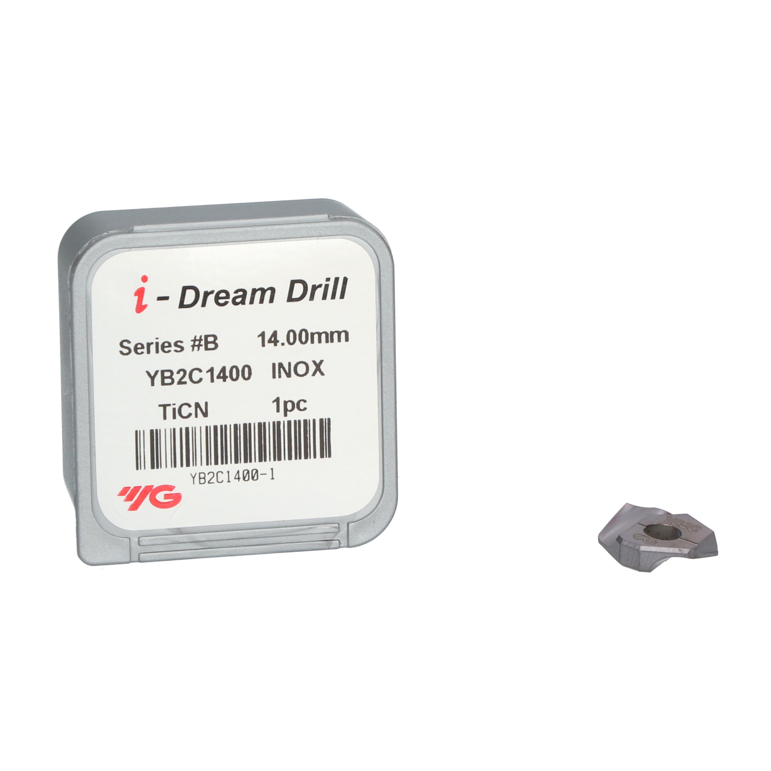 Yg1 YB2C1400 i-Dream Drill Insert 14 mm , h7 TICN New NFP