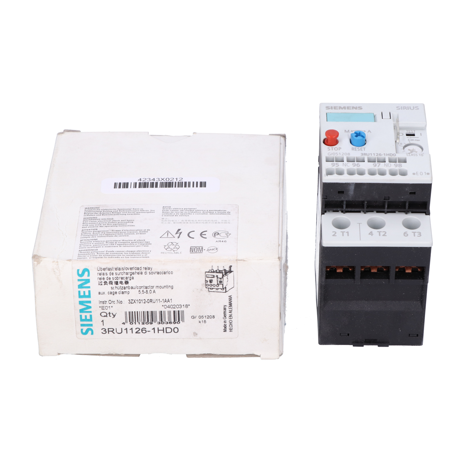 Siemens 3RU1126-1HD0 New NFP