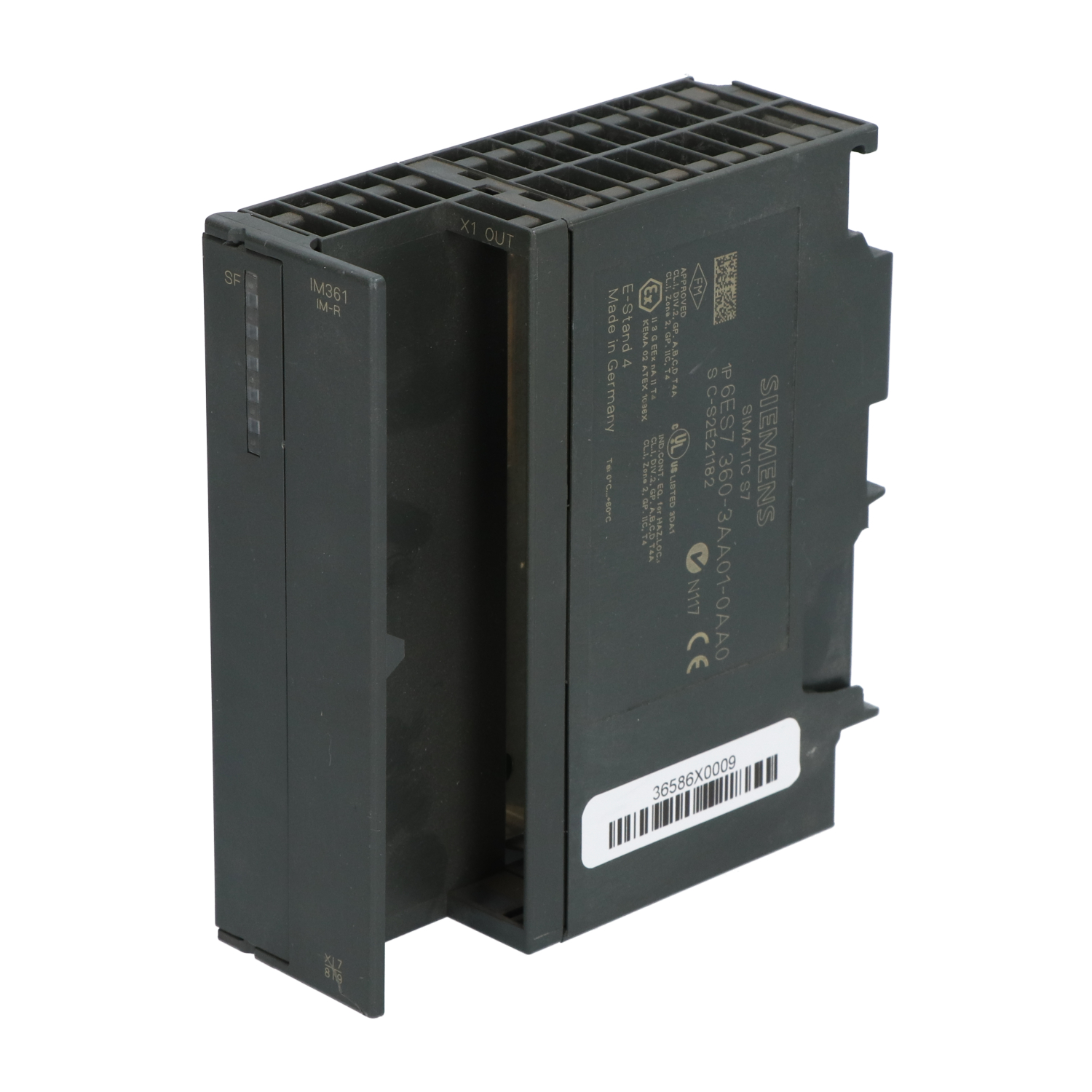 Siemens 6ES7360-3AA01-0AA0 SIMATIC S7-300 IM 360 Connection Module Used UMP