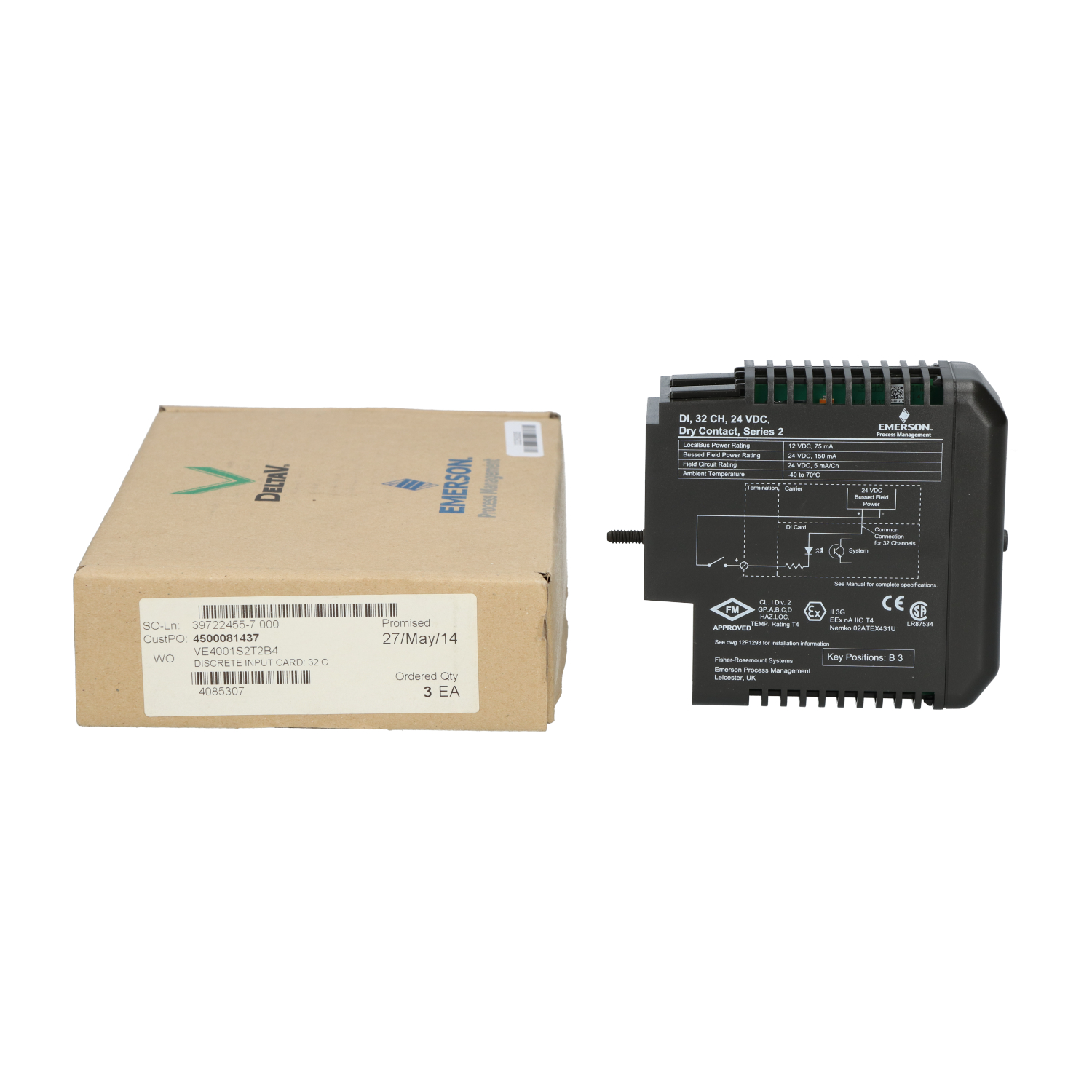 Fisher-Rosemount Systems 12P3270X032 Digital Input Module Used UMP