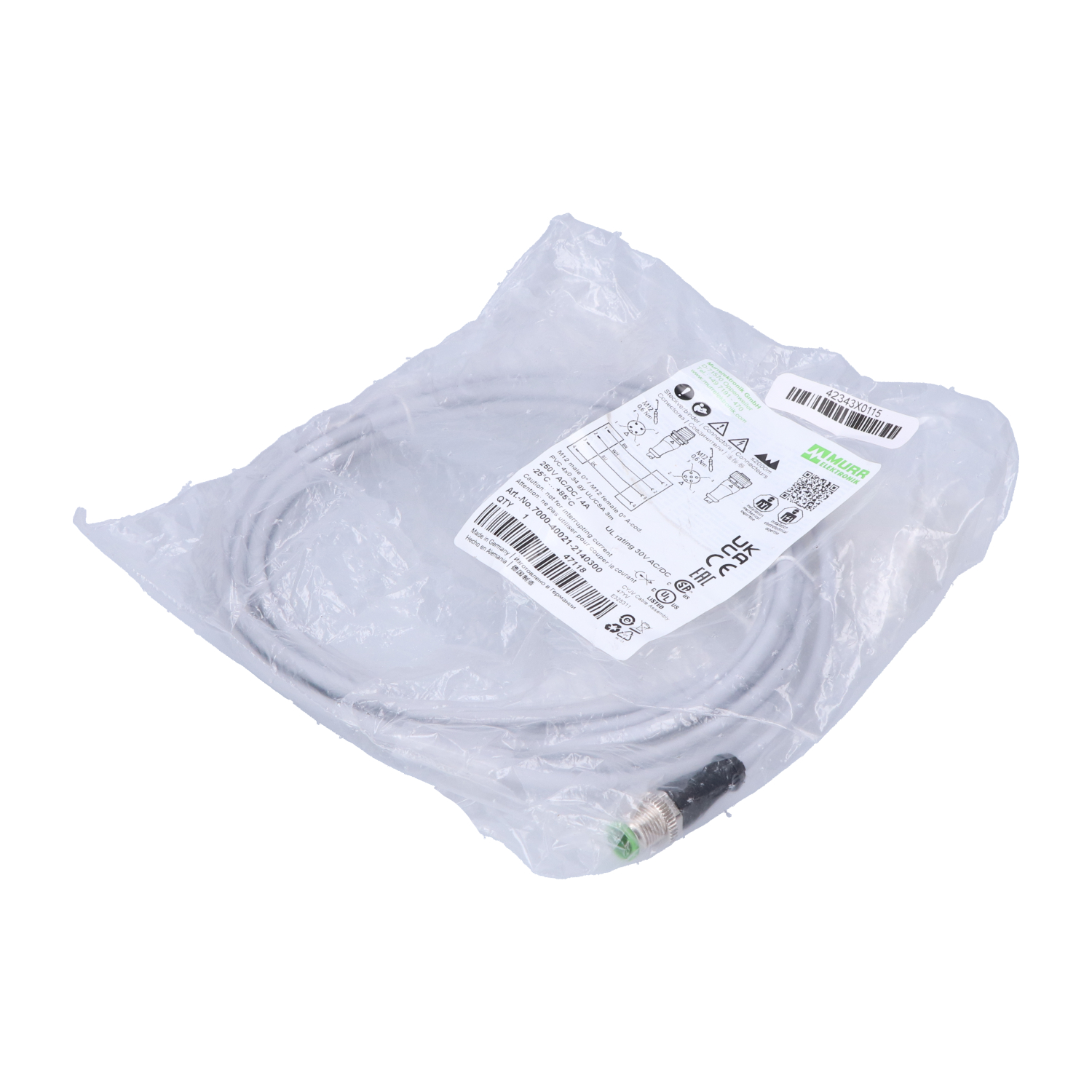 Murr Elektronik 7000-40021-2140300 New NFP Sealed