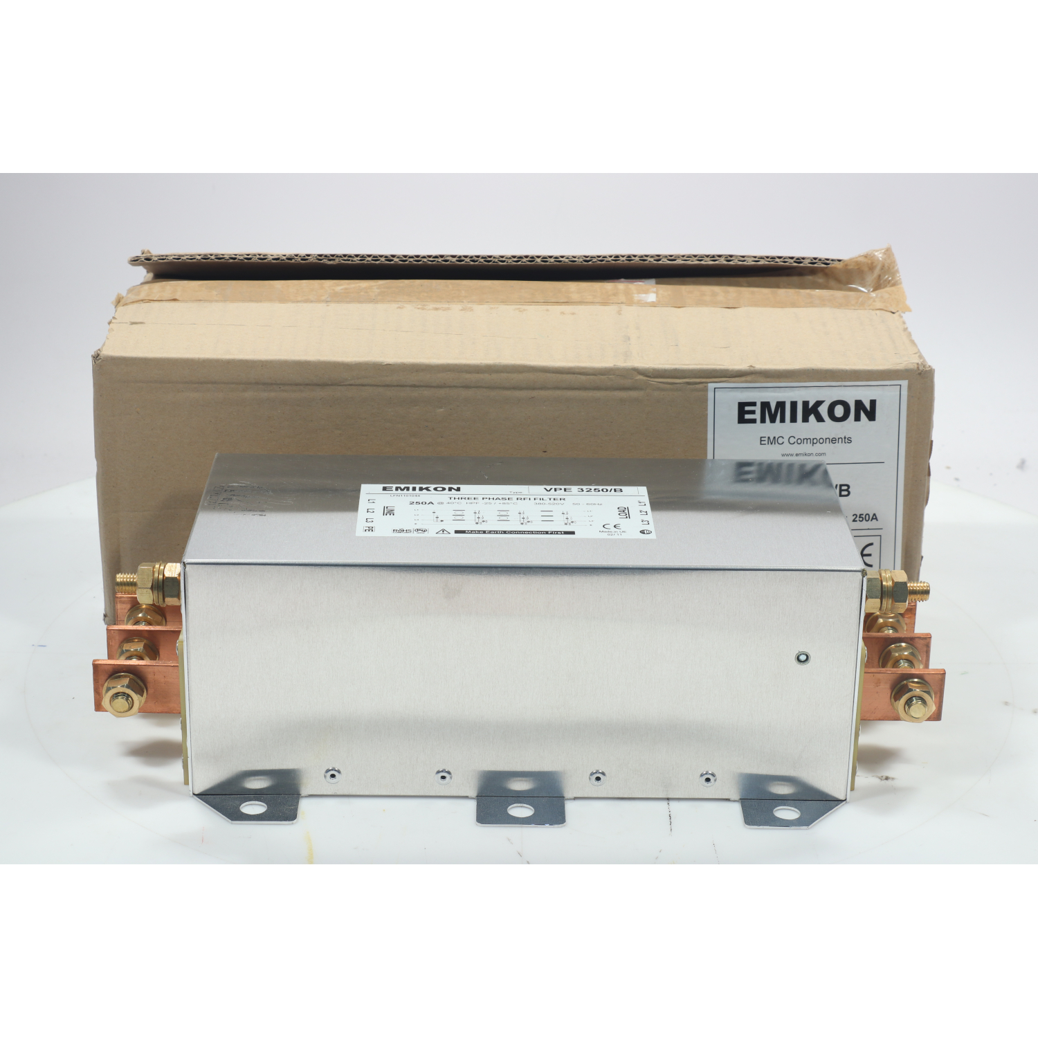 Emikon VPE3250/B 3-Phase RFI Filter  New NFP