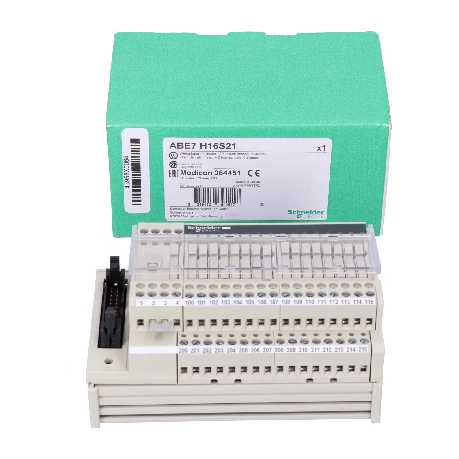 Schneider Electric ABE7H16S21 New NFP