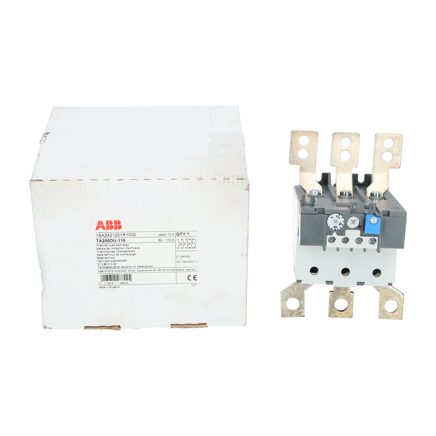 ABB 1SAZ421201R1002 Thermal Overload Relay New NFP