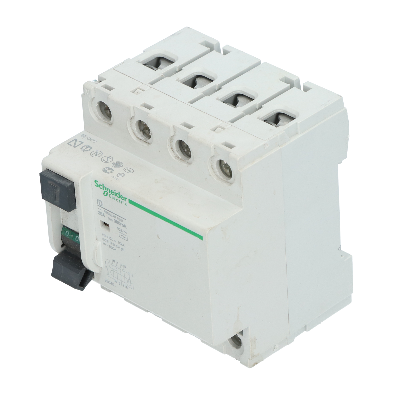 Schneider Electric 23040 Residual Current Circuit Breaker 4P Used UMP