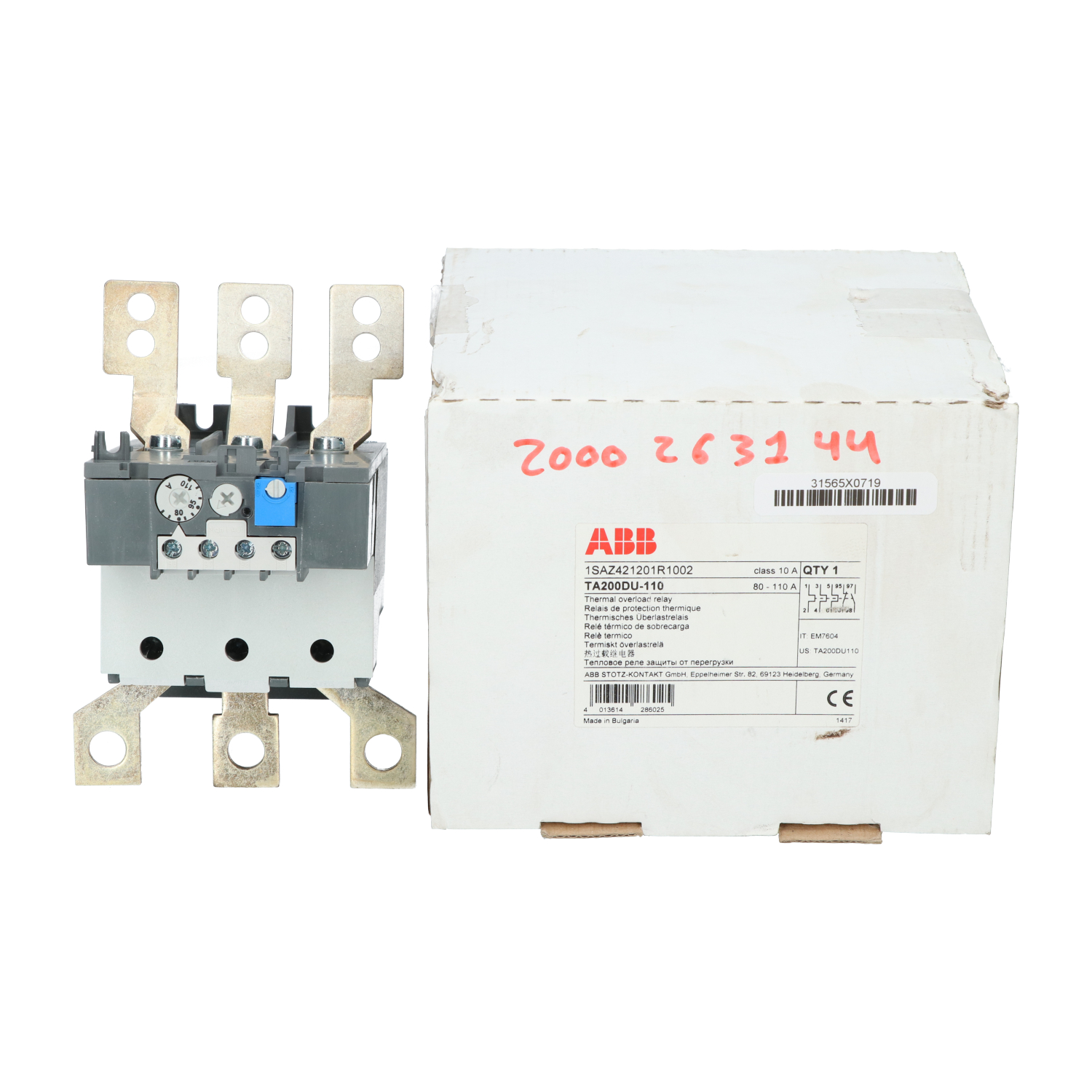 ABB 1SAZ421201R1002 Overload Relay New NFP