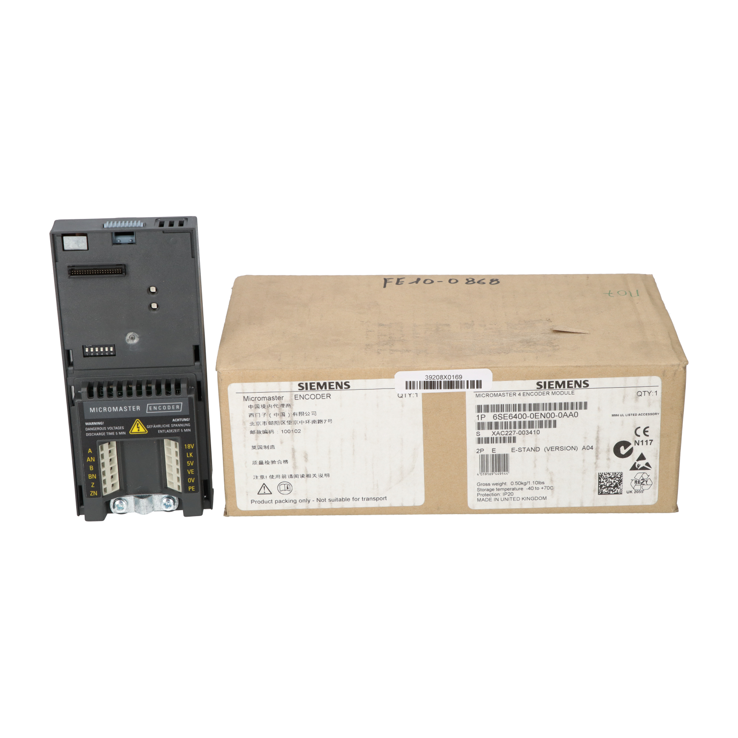 Siemens 6SE6400-0EN00-0AA0 New NFP