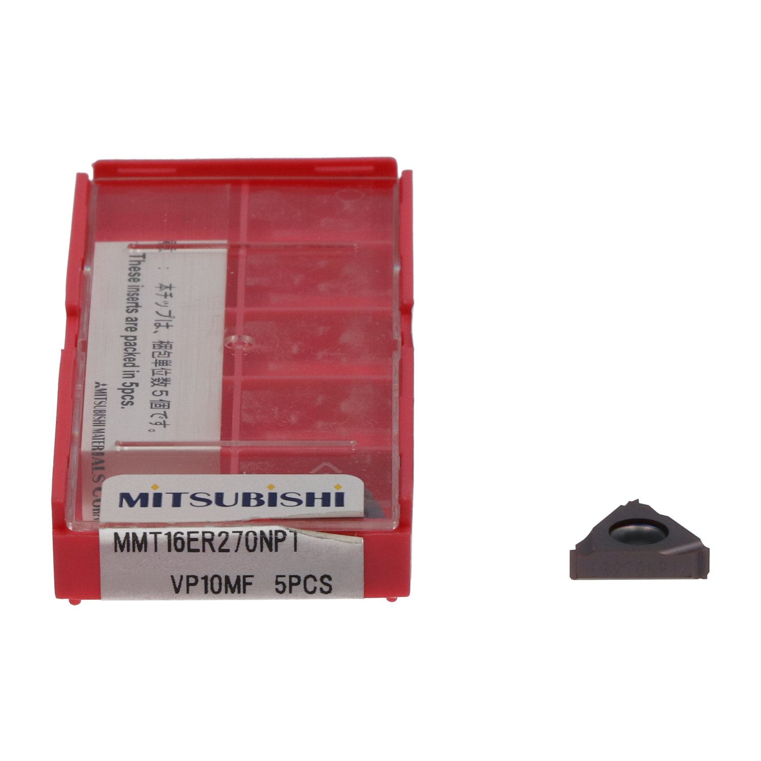 Mitsubishi MMT16ER270NPTVP10MF Insert MMT16ER270NPT VP10MF New NFP (2pcs)