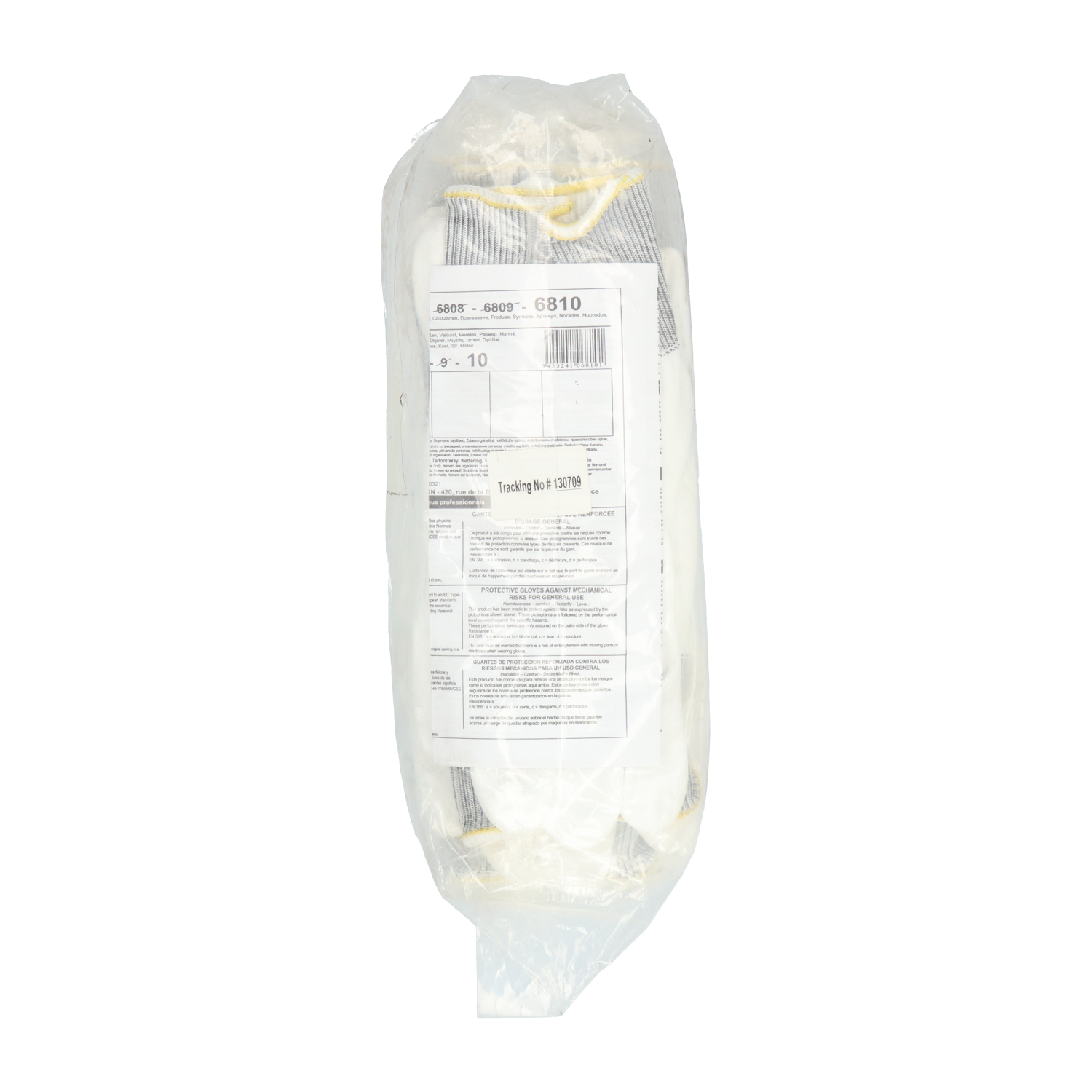 EUROTECHNIQUE 6810 Work Safety Gloves New NFP Sealed (10pcs)