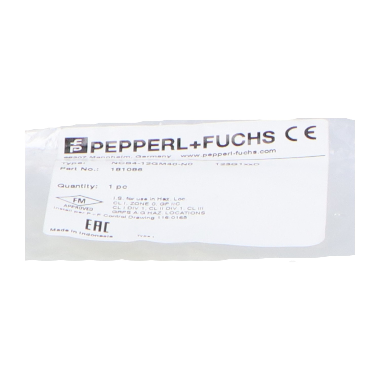 Pepperl+Fuchs NCB4-12GM40-N0 New NFP