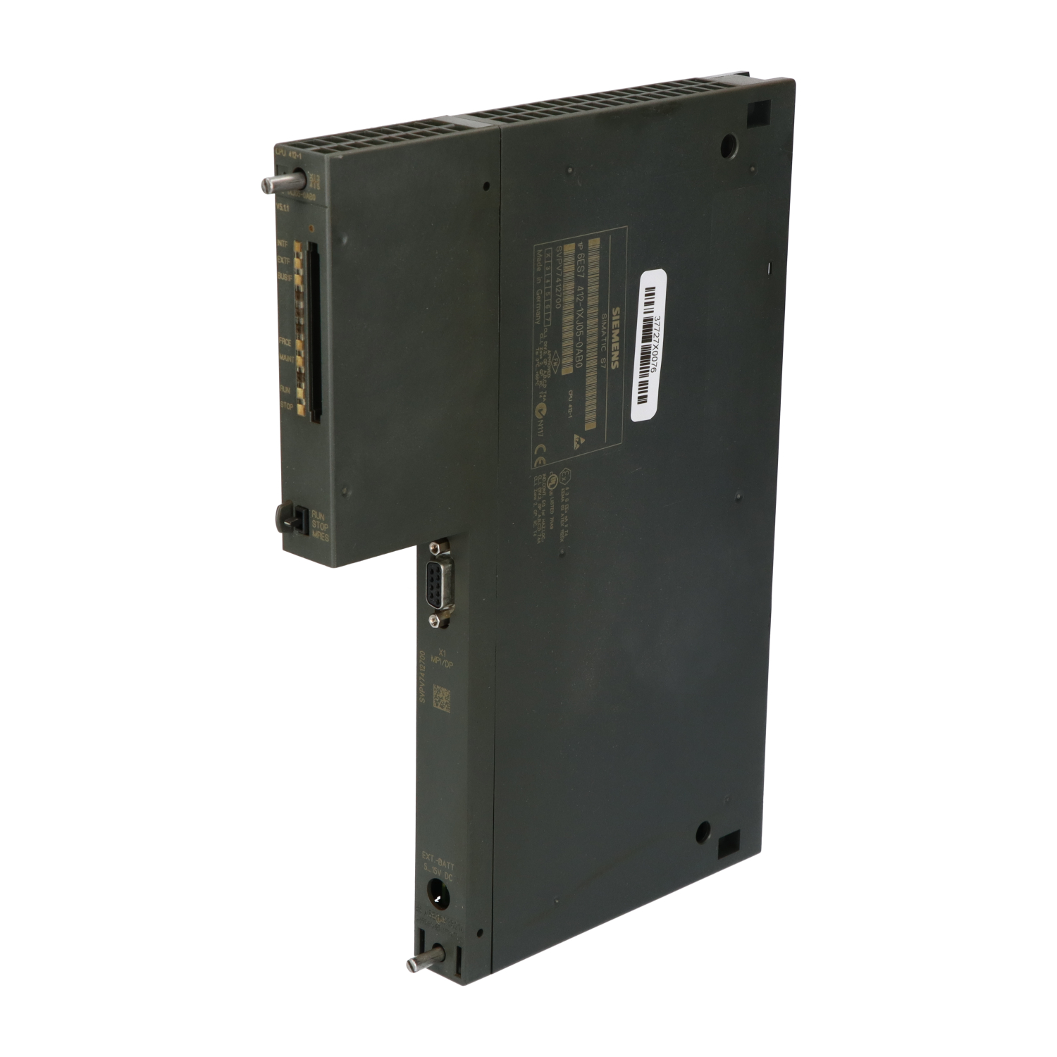 Siemens 6ES7412-1XJ05-0AB0 SIMATIC S7-400 CPU 412-1 Central Proc. Unit Used UMP