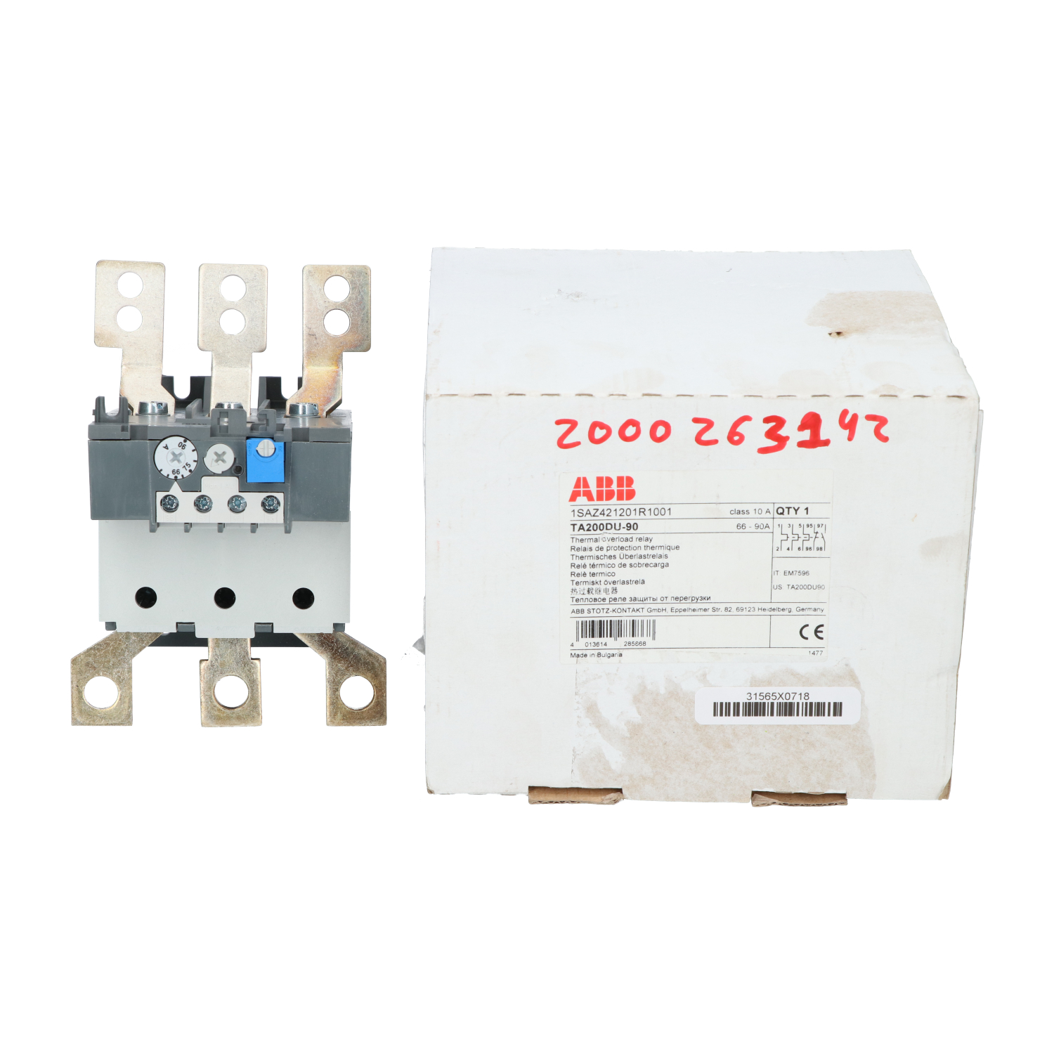 ABB 1SAZ421201R1001 Thermal Overload Relay New NFP