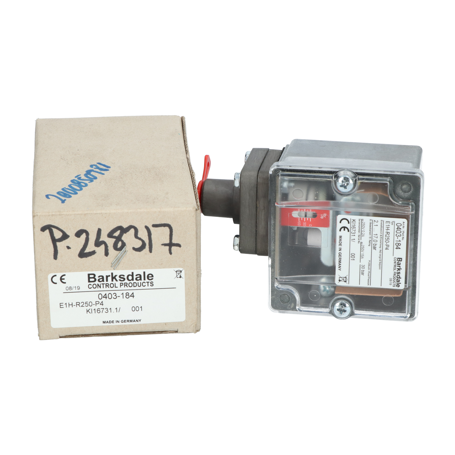 Barksdale 0403-184 Pressure Switch New NFP