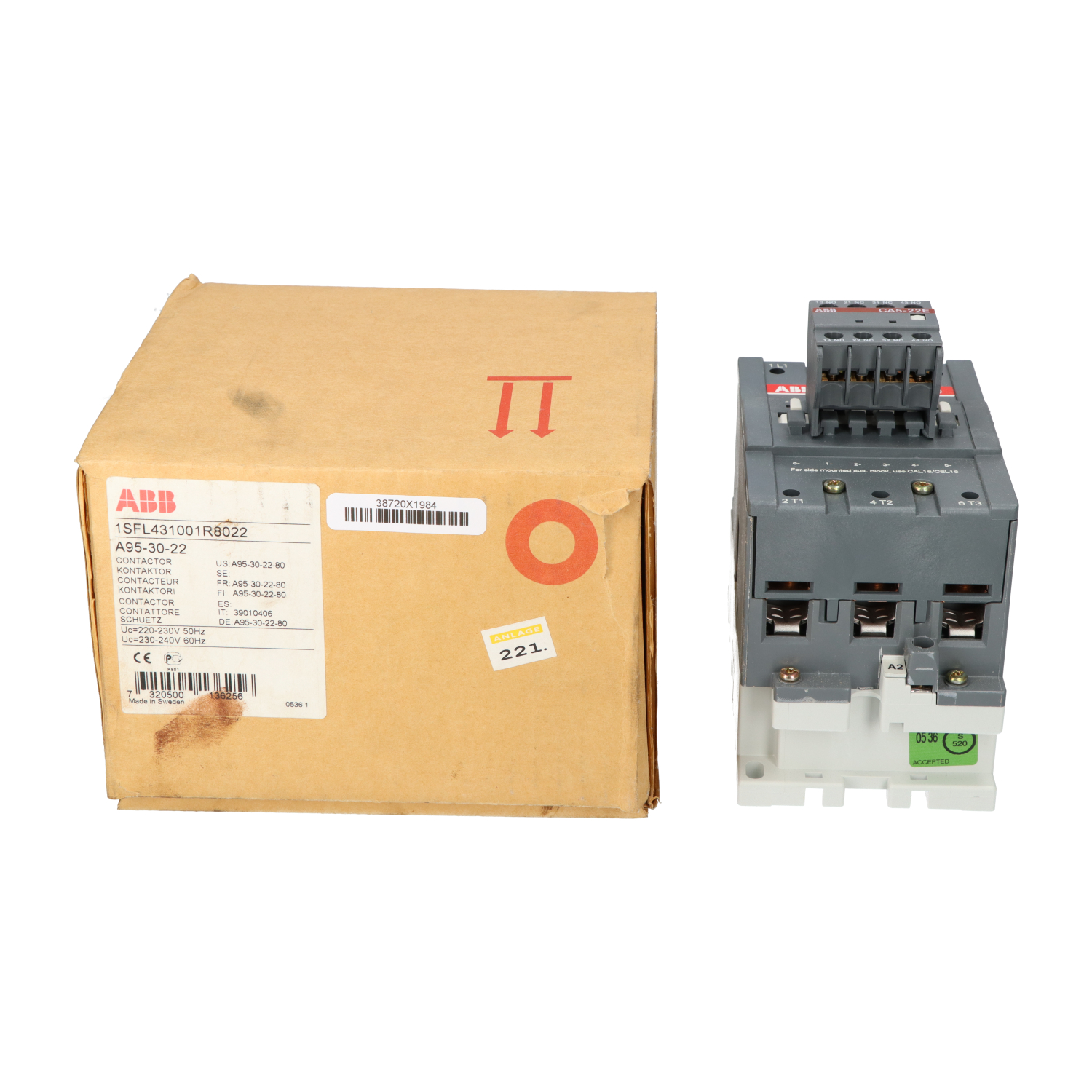 ABB 1SFL431001R8022 New NFP