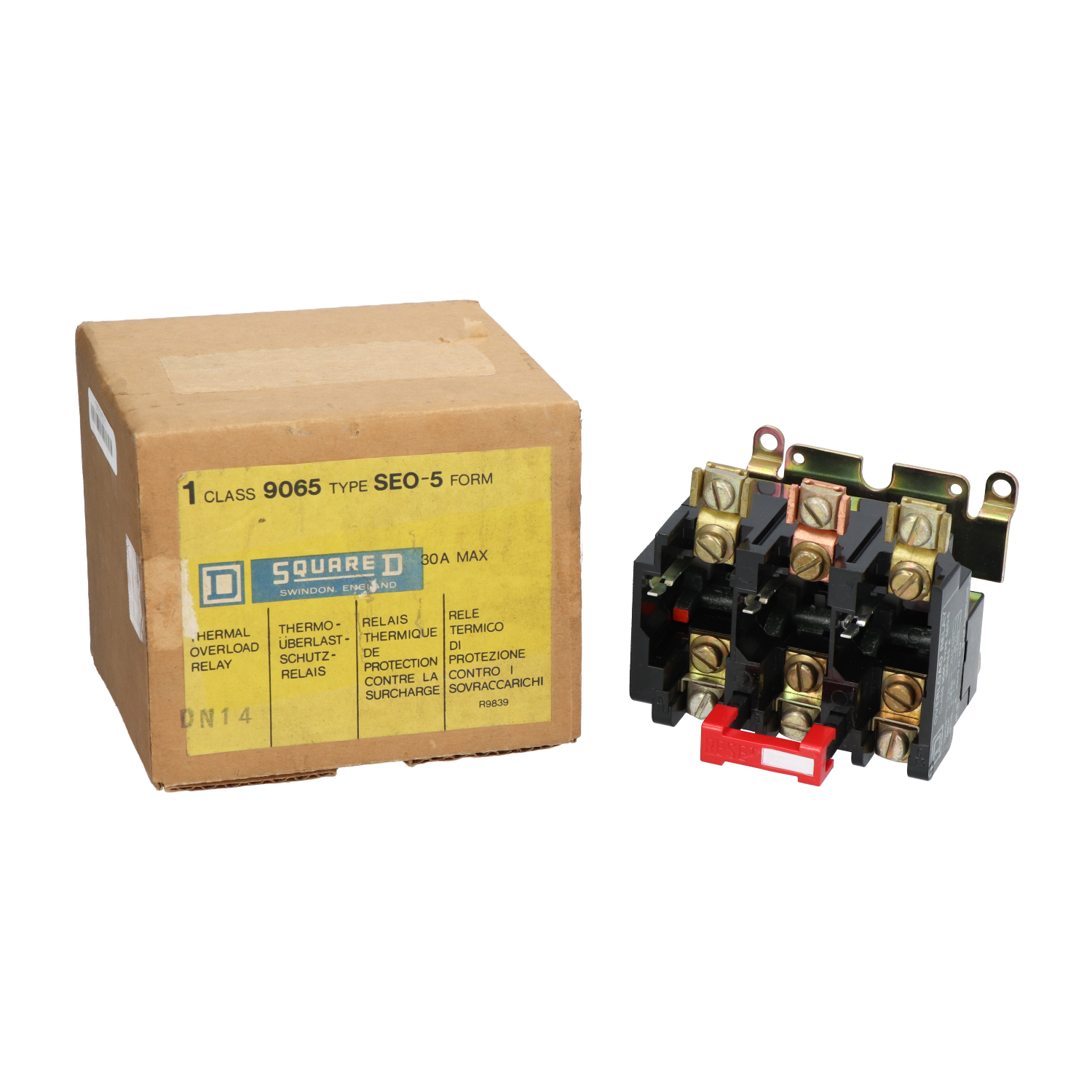 Square D SEO-5 Thermal Overload Relay New NFP