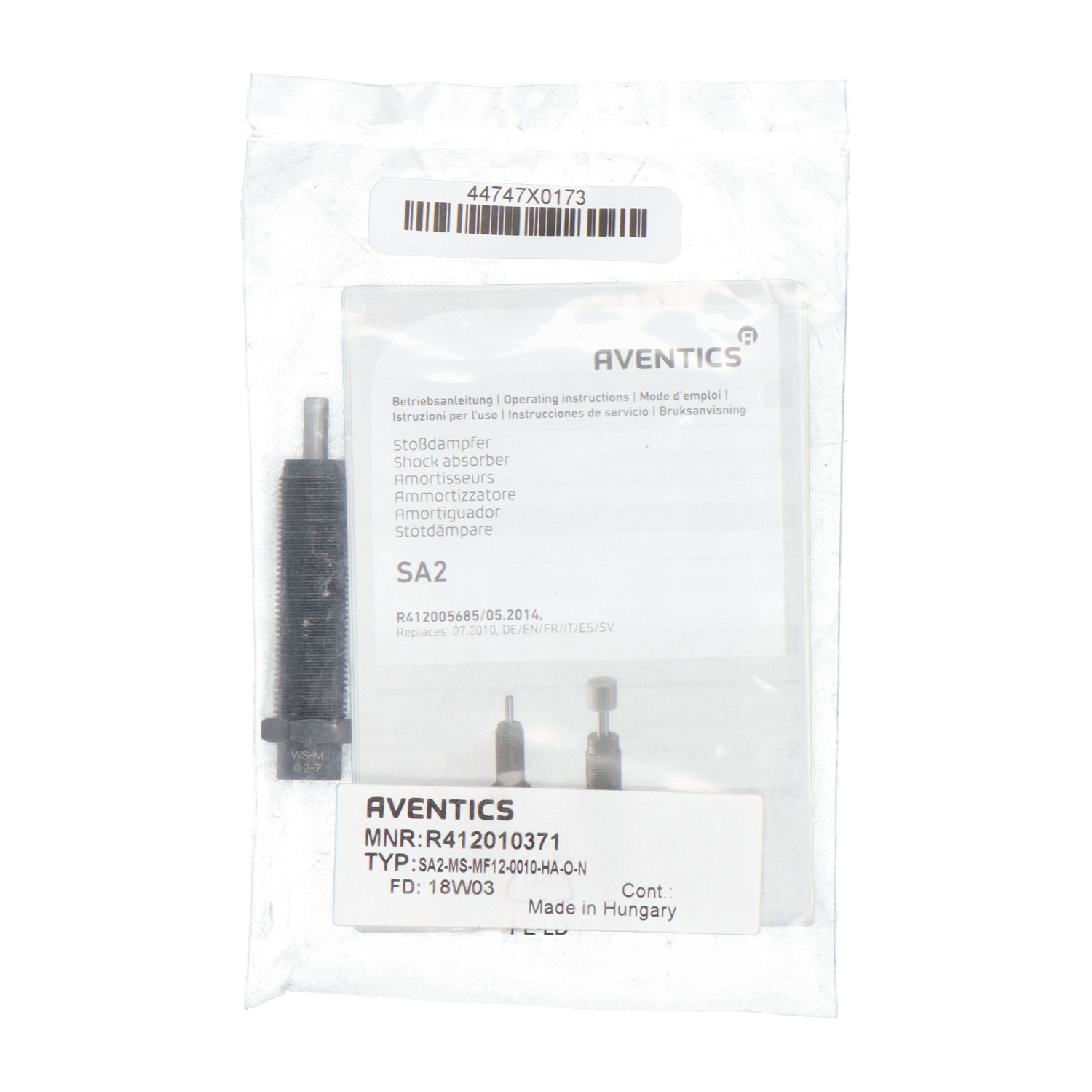 Aventics R412010371 New NFP Sealed