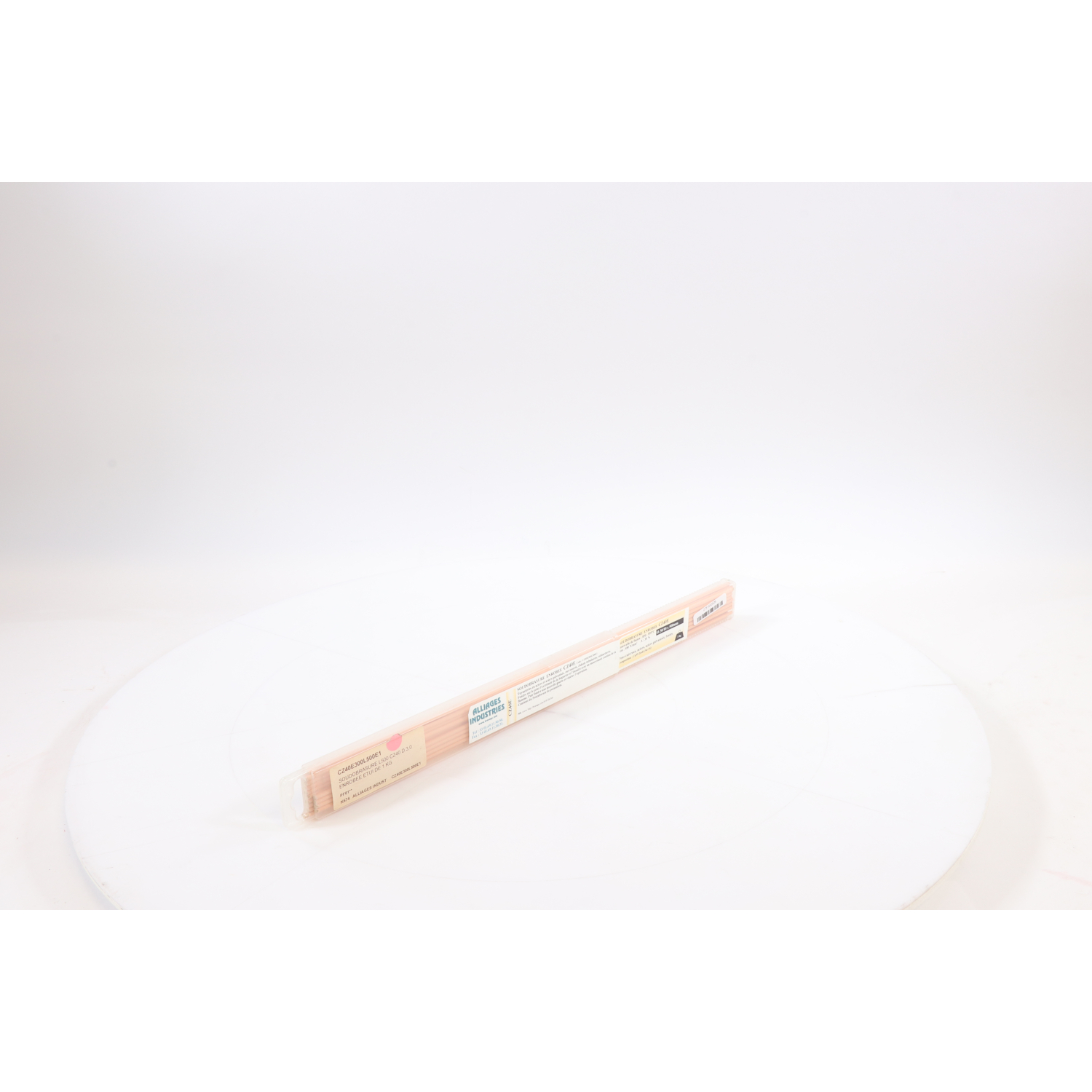 Alliages Industries CZ40E300L500E1 Welding electrodes New NFP Sealed