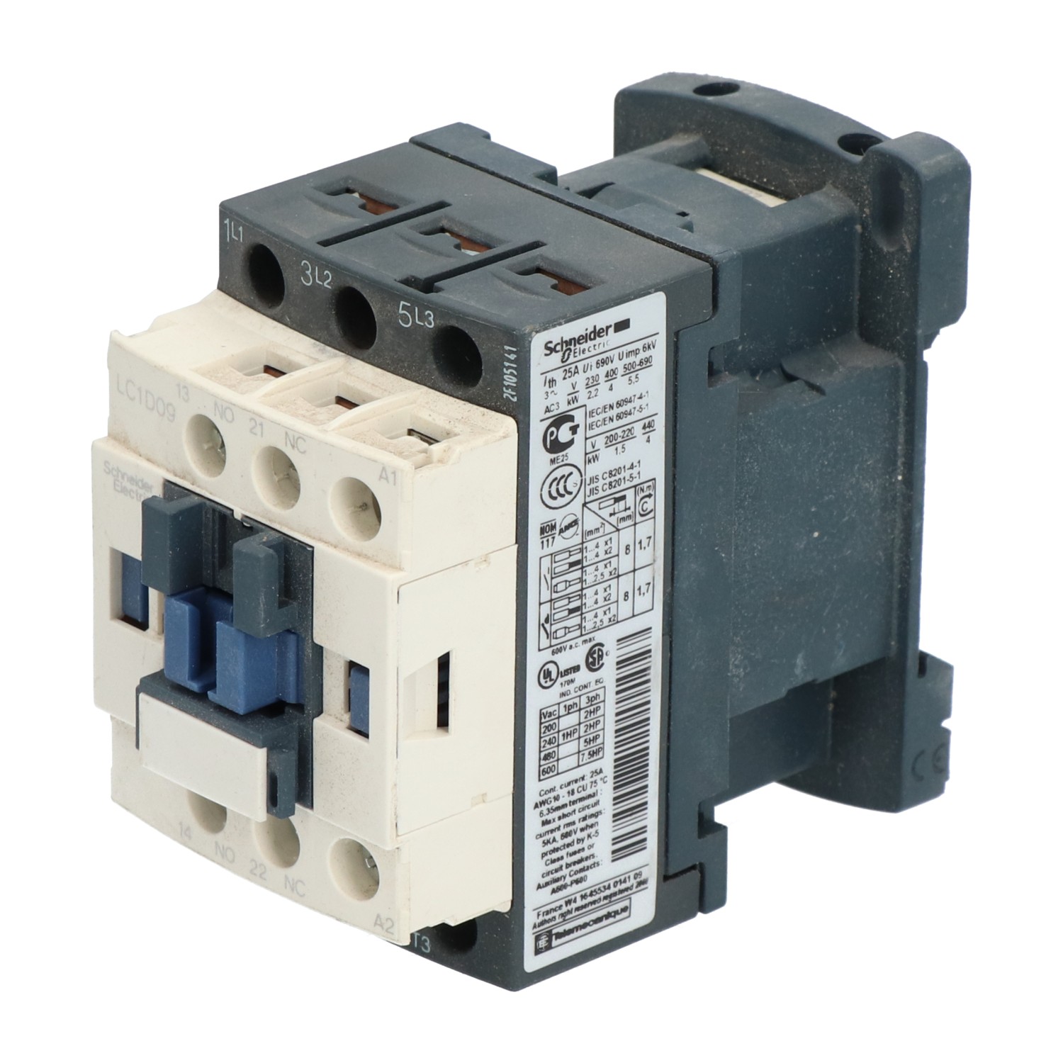 Schneider Electric LC1D09 Contactor Used UMP