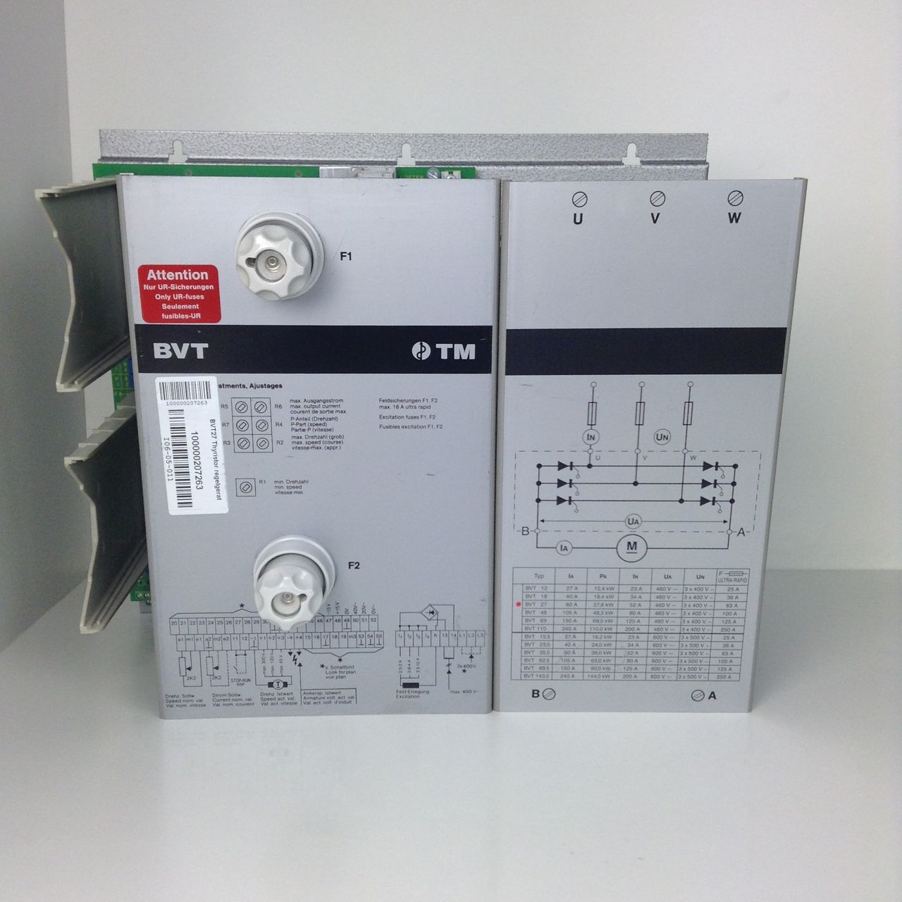TM BVT-27 Power Supply - Used