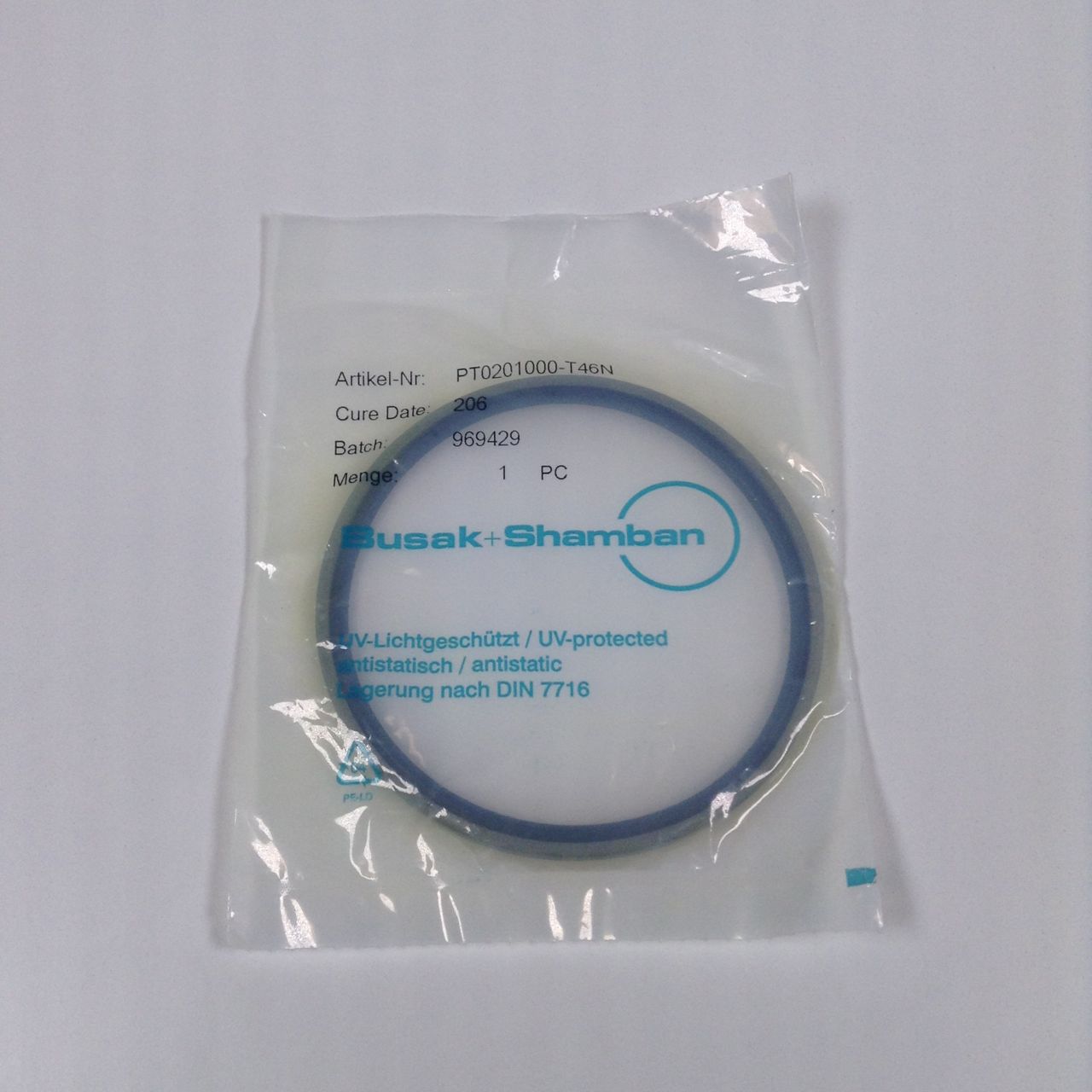 Busak+Shamban PT0201000T46N 89x100x4.2 Glyd Ring New