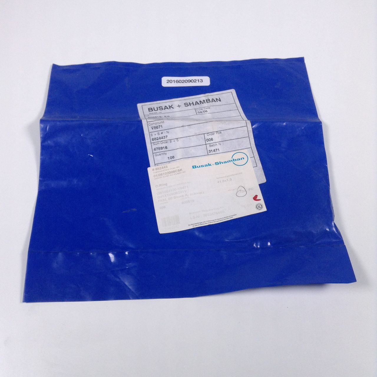 Busak+Shamban OR1004100V8671 41x1 ORing (108 Pieces)