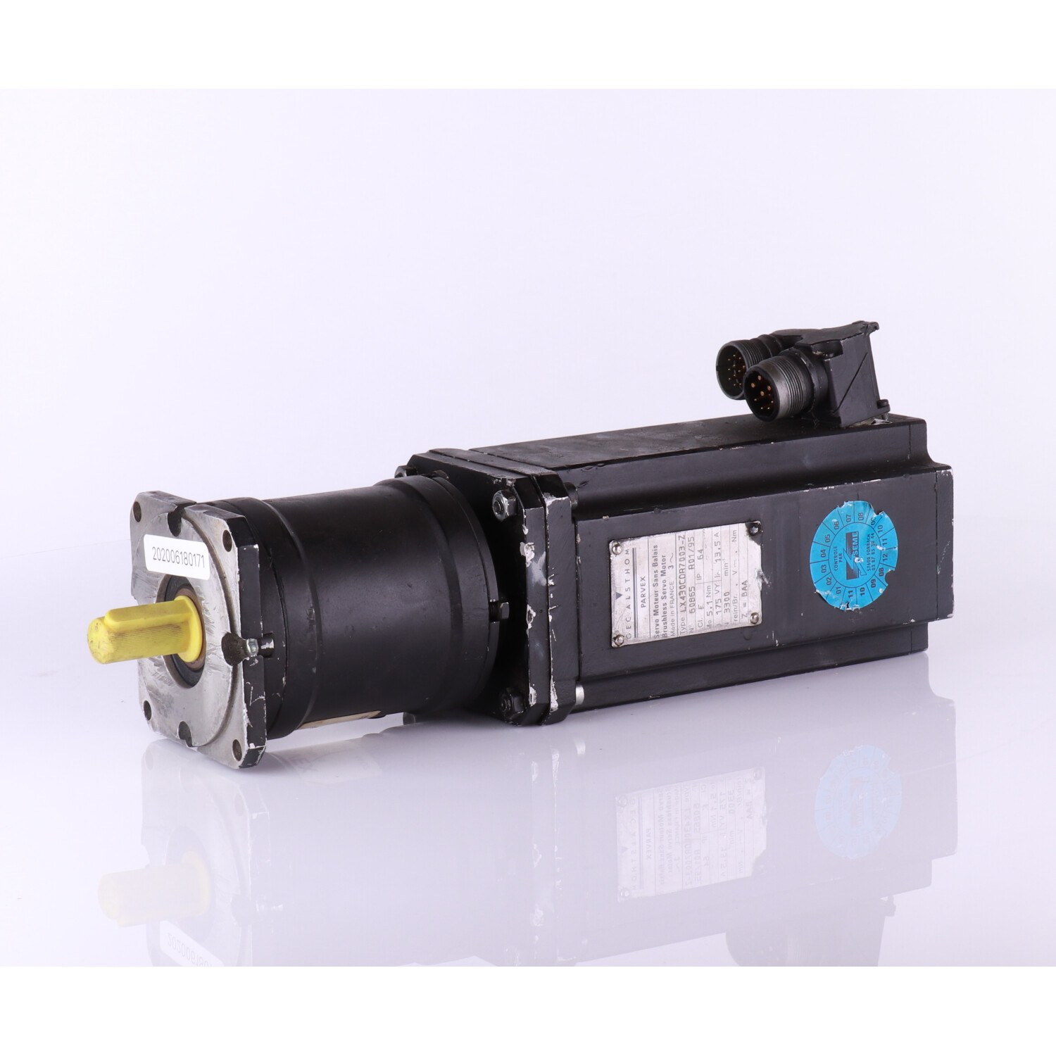 Alsthom LX430CDR7003-Z Brushless servo motor 3300 rpm + reducer i=5 Used UMP