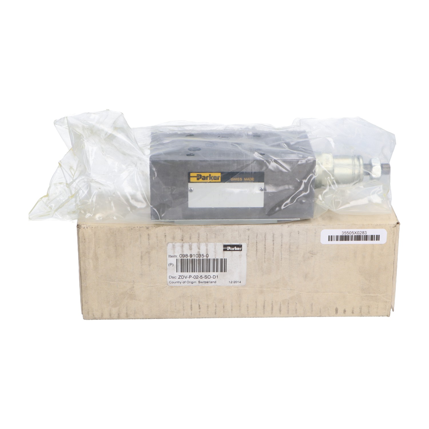 Parker ZDV-P-02-5-S0-D1 New NFP Sealed